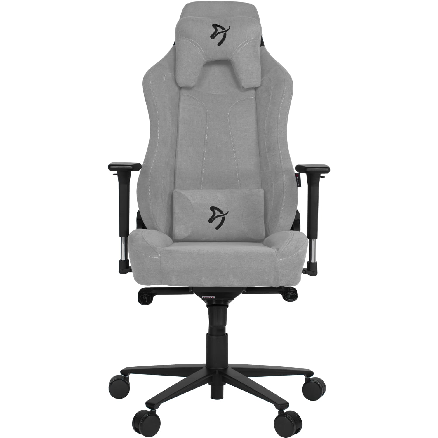 Arozzi Vernazza Premium Ergonomic Fabric High-Back Gaming Chair, Light Gray - Image 3