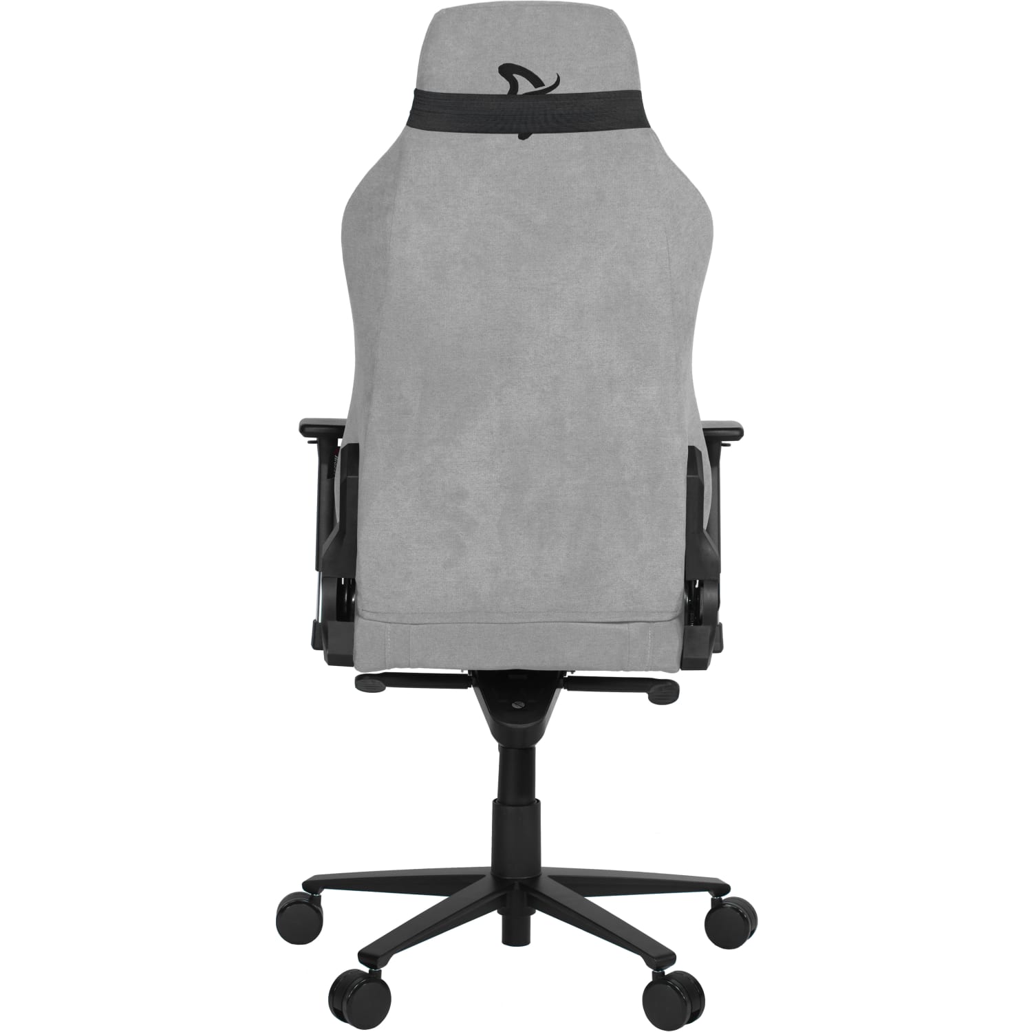 Arozzi Vernazza Premium Ergonomic Fabric High Back Gaming Chair Light Gray PopularChairscom