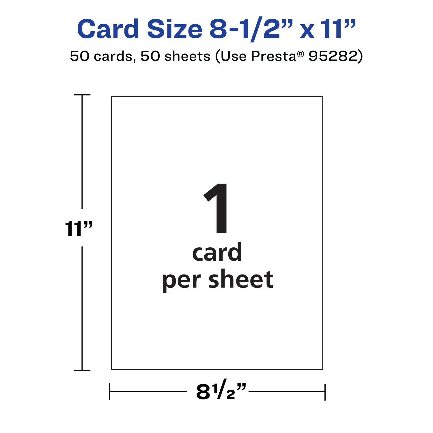 Avery Printable Cards, 95282-GWC50, Rectangle, 8.5in x 11in, Glossy White, Pack Of 50 - Image 6