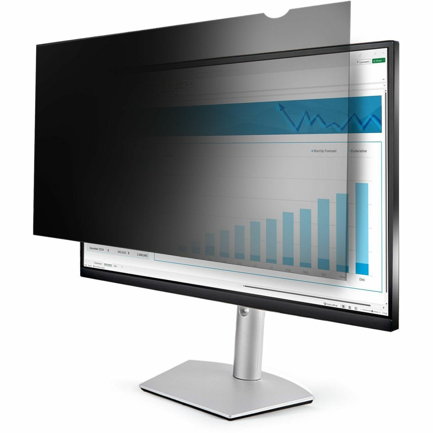 StarTech.com Widescreen Privacy Screen For 24in Display