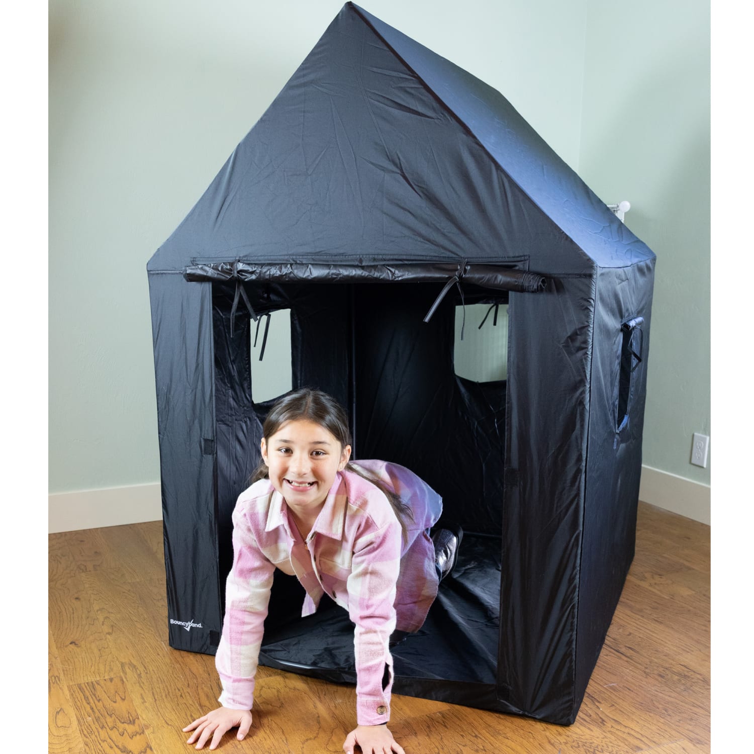 Bouncyband Indoor Framed Sensory Dark Den, 57inH x 39inW x 46inD, Black - Image 5