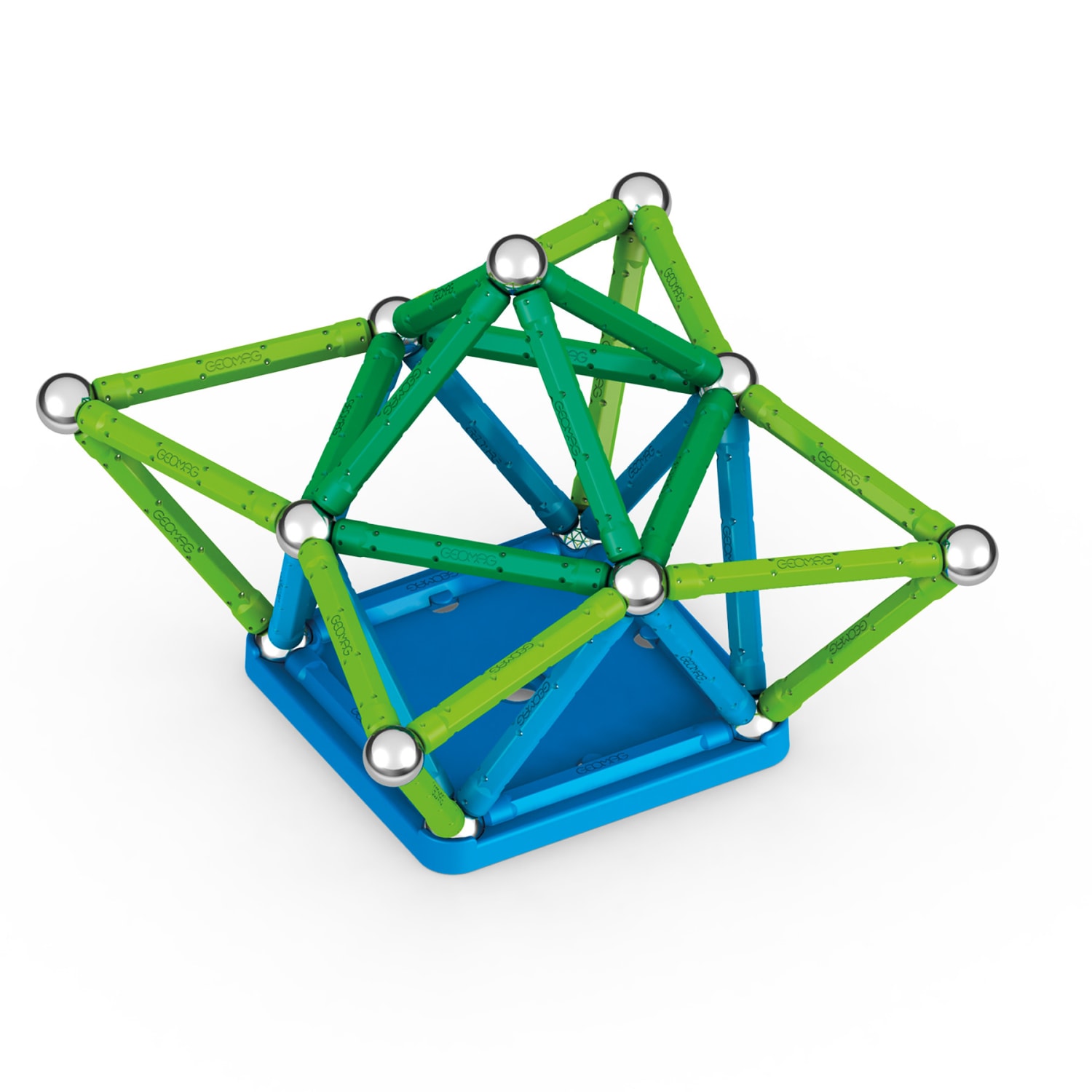 Geomag Classic Magnetic Building Set, Green Line Color, 60 Pieces - Image 5