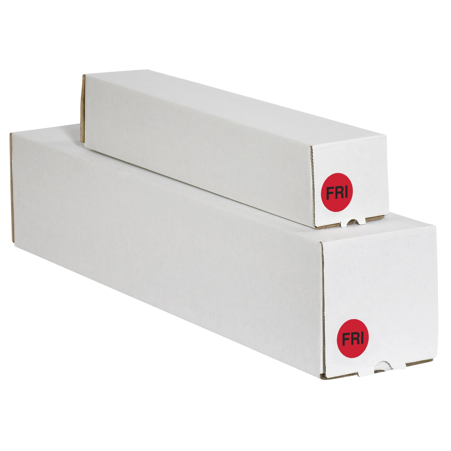 Tape Logic Permanent Inventory Label Roll, DL6541, Weekday-Style, "FRI," 1in, Red, Roll Of 500 - Image 3