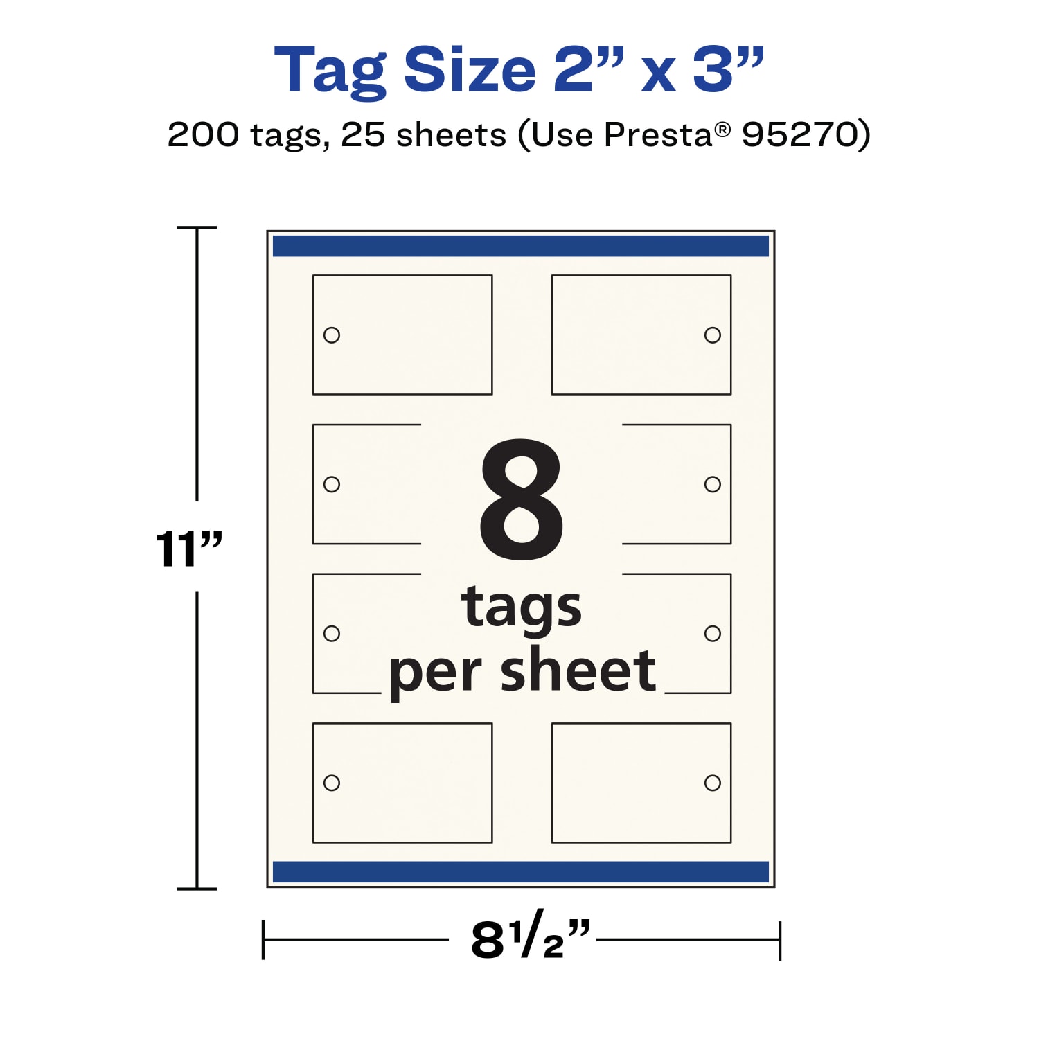 Avery Printable Tags With Sure Feed Technology, 95270-MIT25, Rectangle, 2in x 3in, Matte Ivory, Pack Of 200 - Image 6