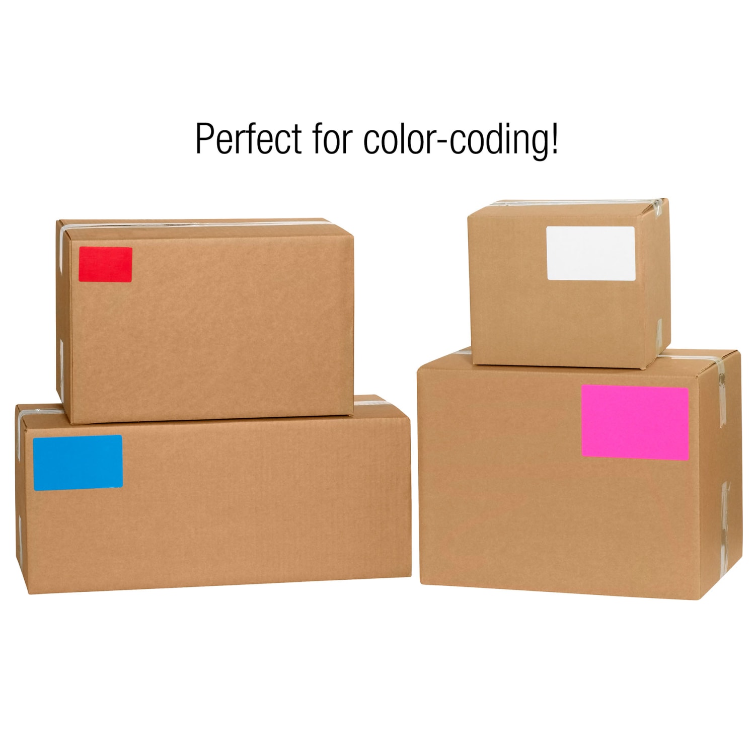 Tape Logic WriteOn Inventory Labels, DL635K, Rectangle, 6in x 4in, Fluorescent Pink, Roll Of 500 - Image 5