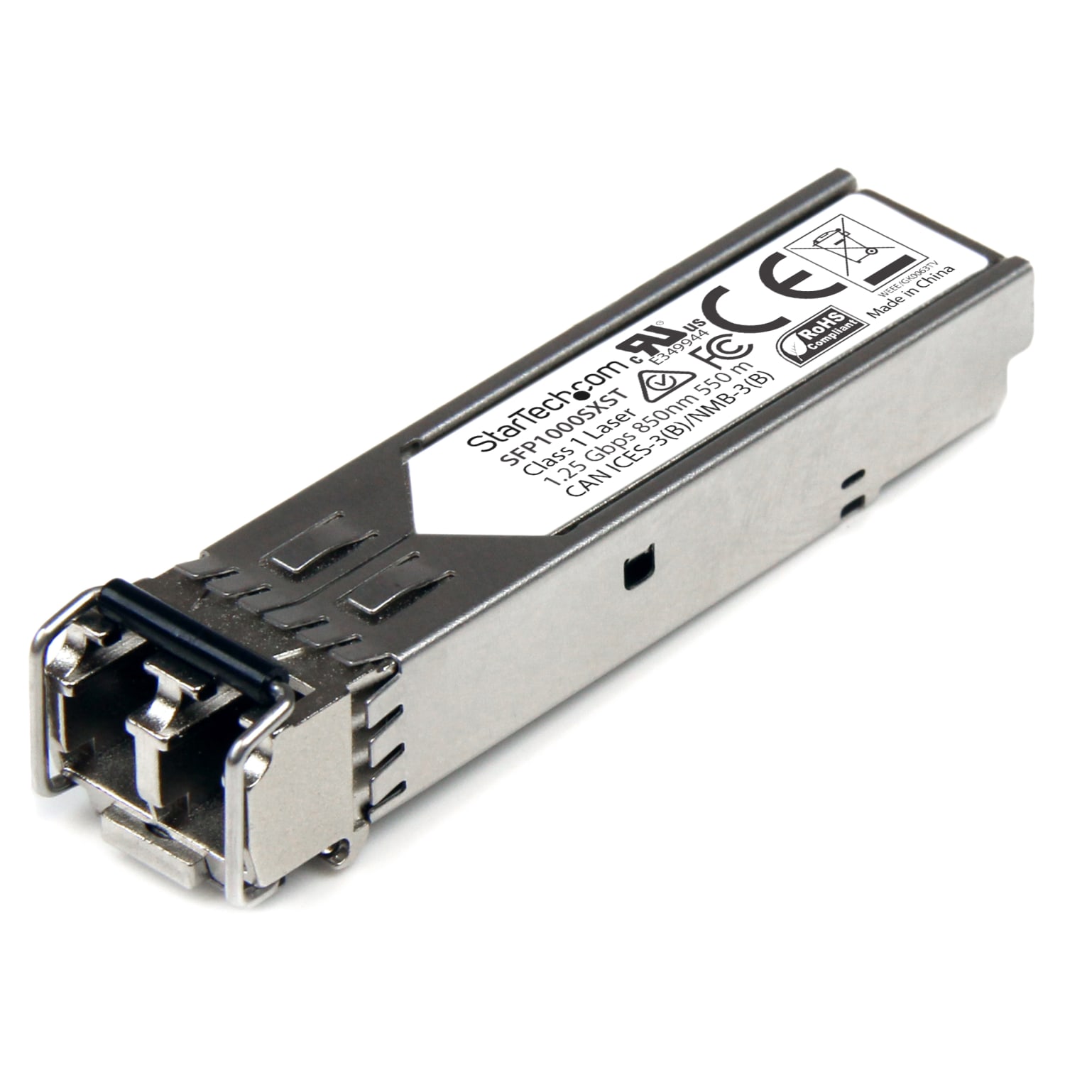 StarTech.com 1000BASE-SX MSA Compliant SFP Module - LC Connector - Fiber SFP Transceiver - Lifetime Warranty - SFP1000SXST