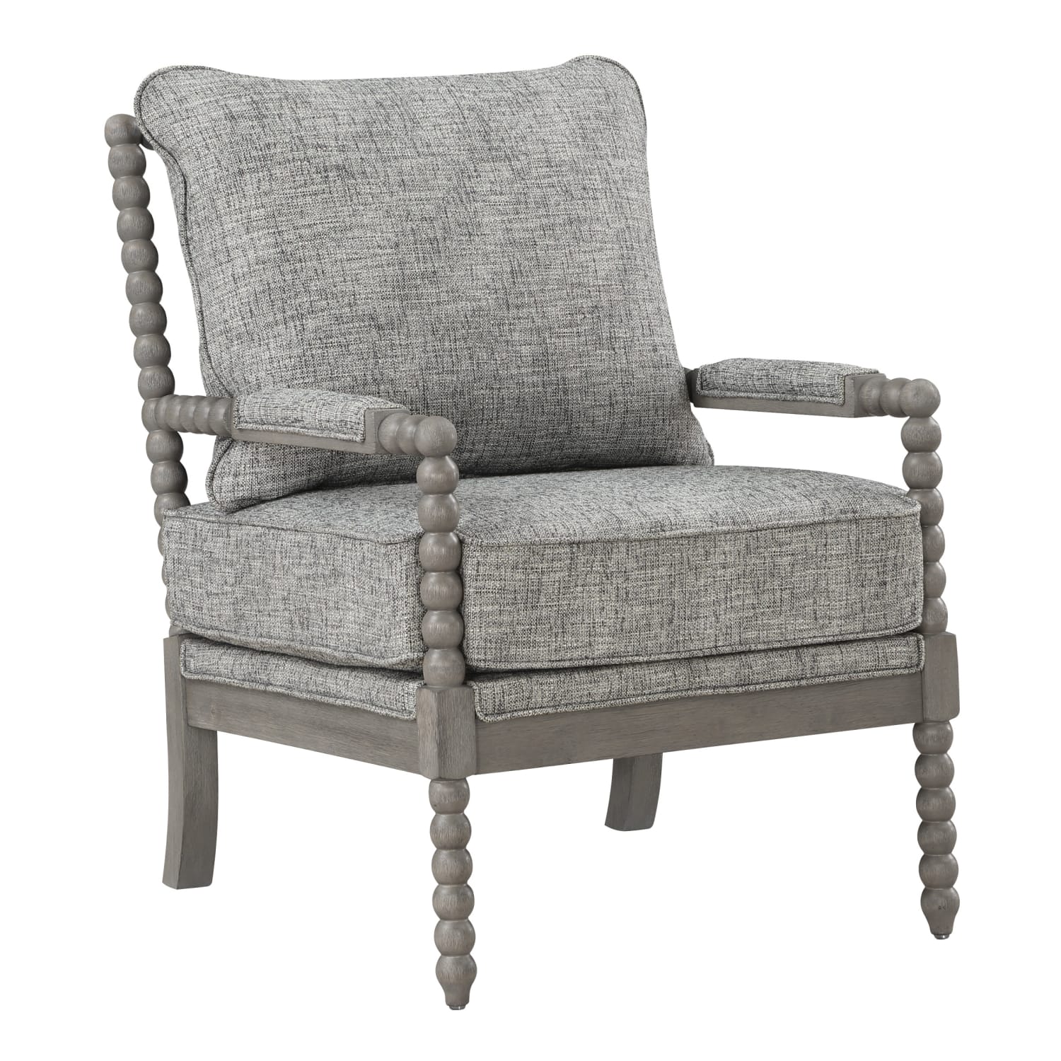 Office Star Abbott Accent Chair, Graphite