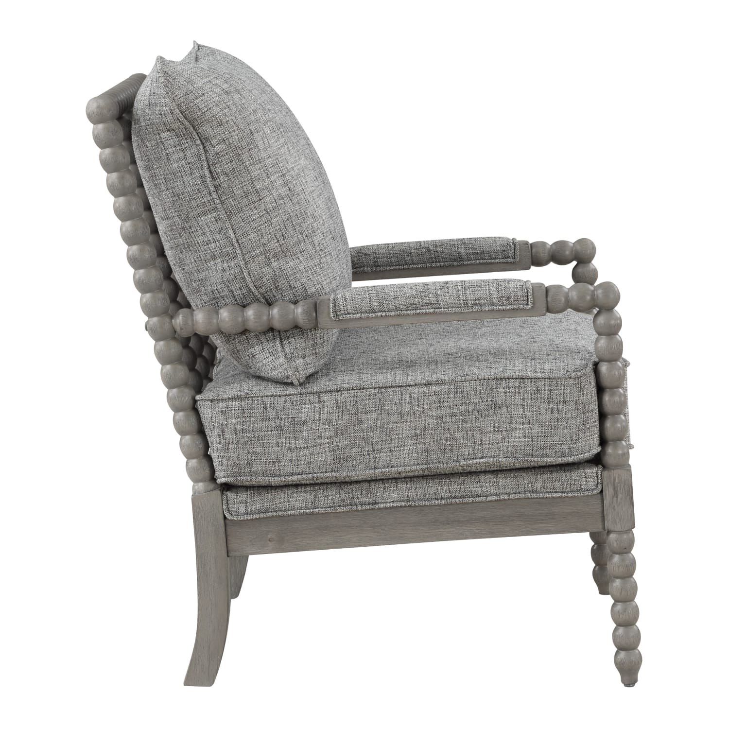 Office Star Abbott Accent Chair Graphite PopularChairscom