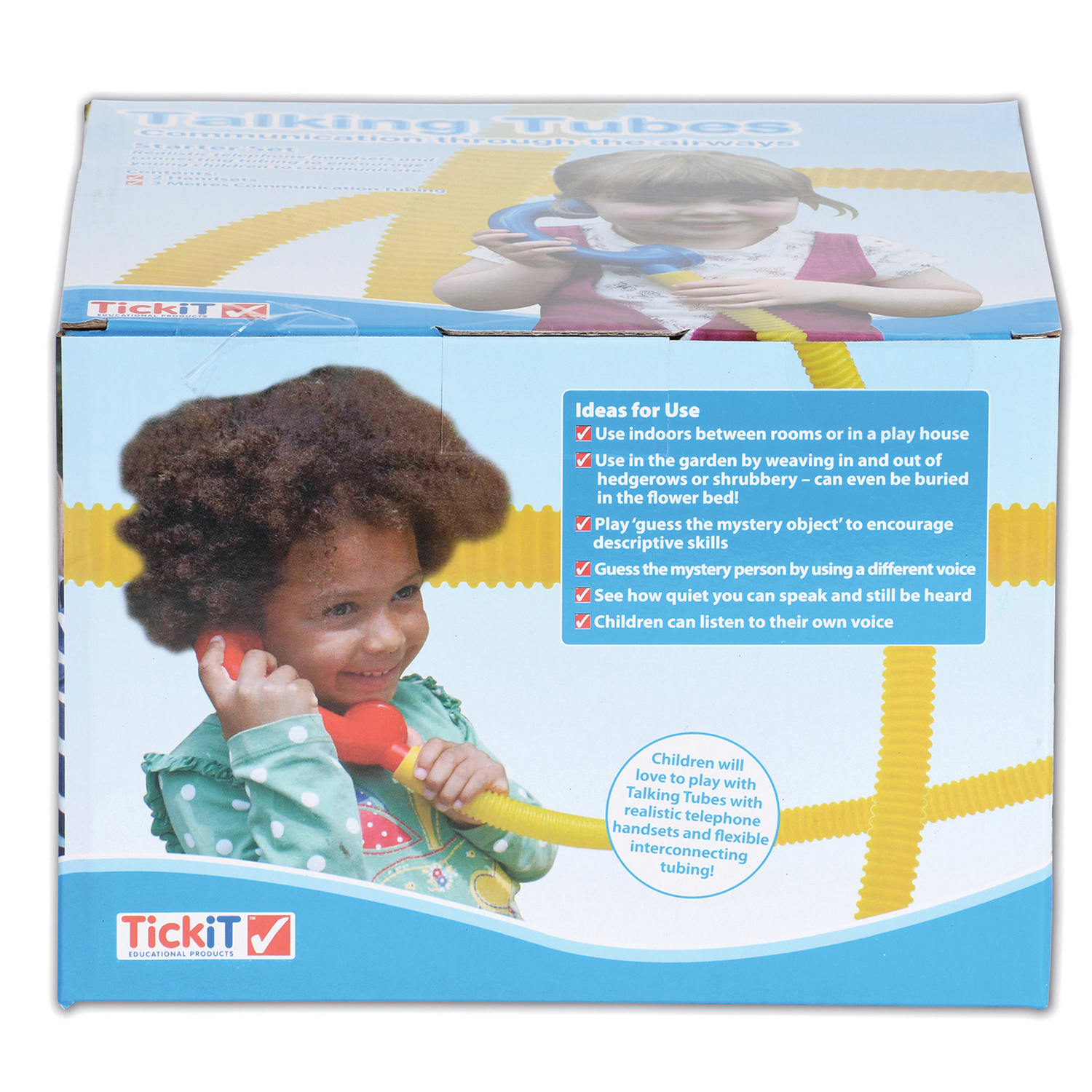 Learning Advantage TickiT Talking Tubes, Yellow/Red/Blue - Image 4