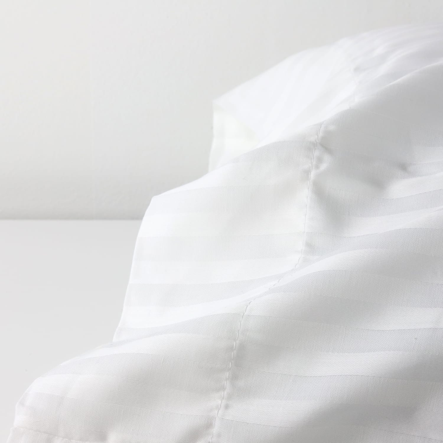 1888 Mills Lotus Satin Stripe Standard Pillowcases, 42in x 36in, White, Case of 72 - Image 6