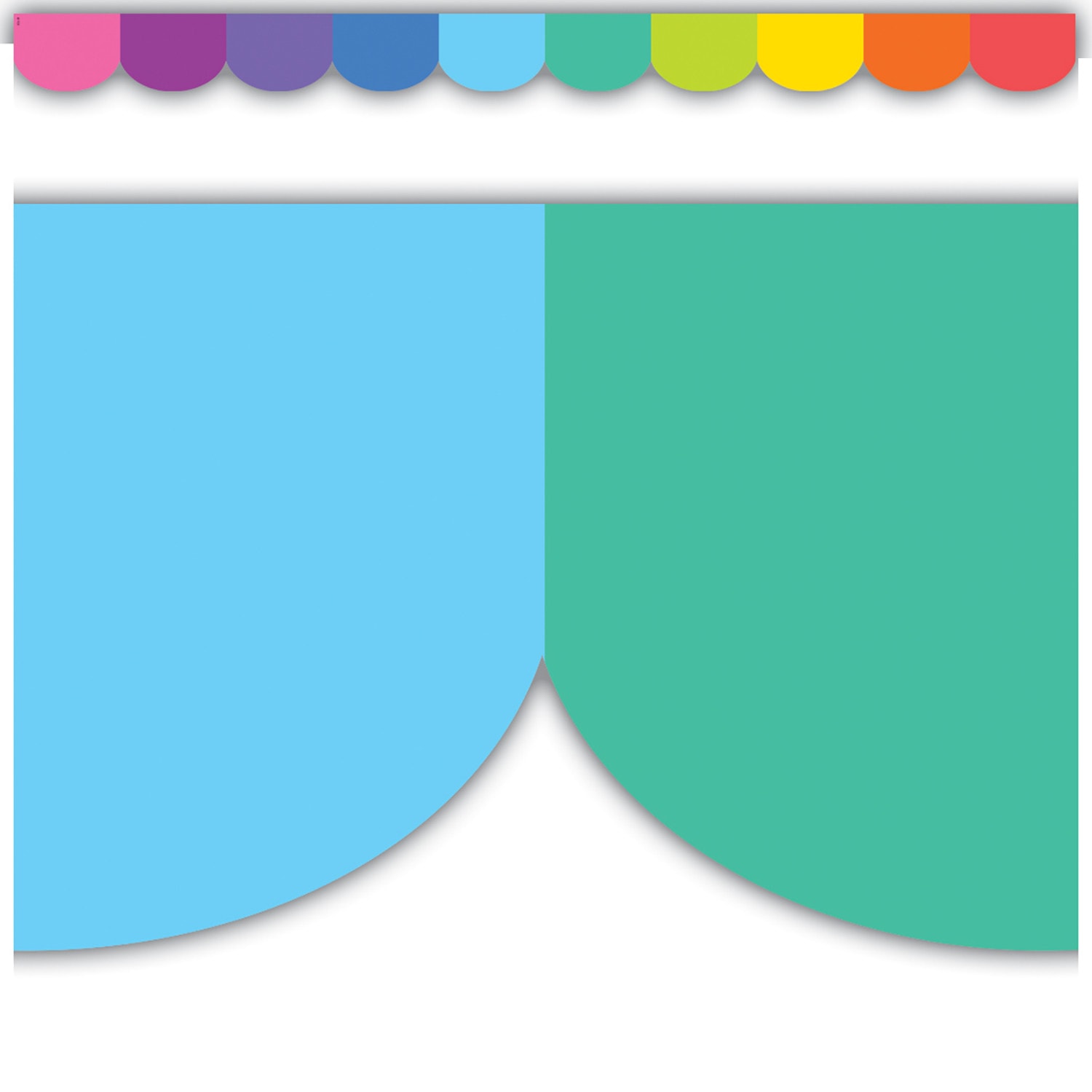 Teacher Created Resources Scalloped Border Trim Packs, 35', Colorful, Set Of 6 Packs - Image 4