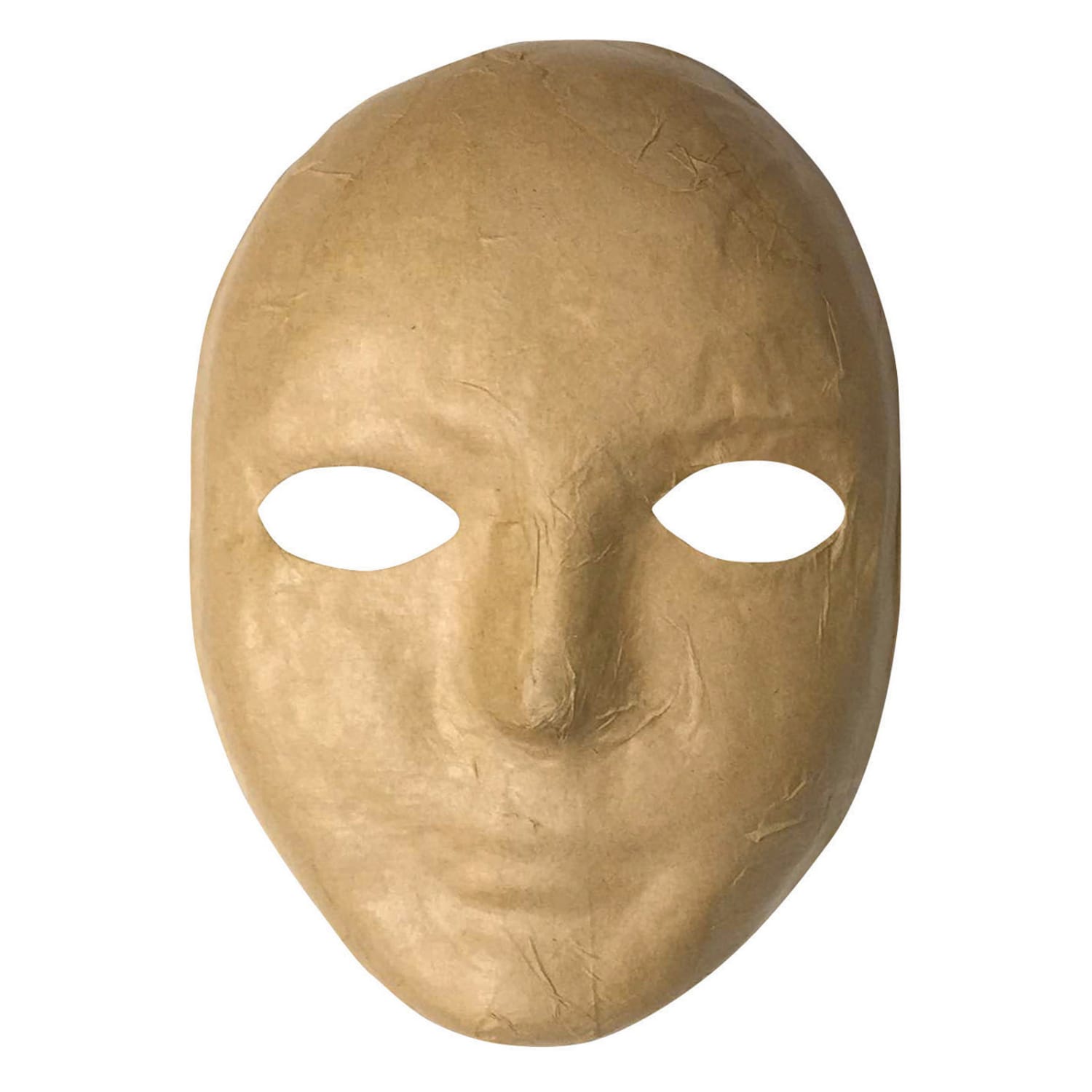 Creativity Street Papier Mache Masks, 8in x 5-1/4in, Tan, Pack Of 12 Masks - Image 3