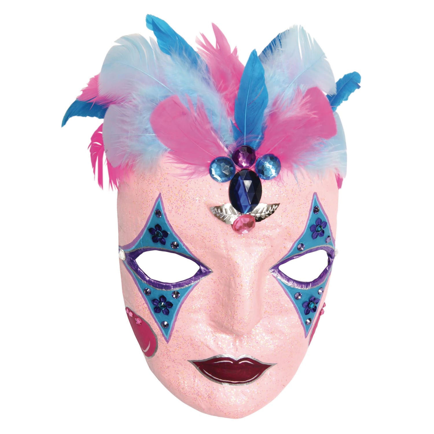 Creativity Street Papier Mache Masks, 8in x 5-1/4in, Tan, Pack Of 12 Masks - Image 5