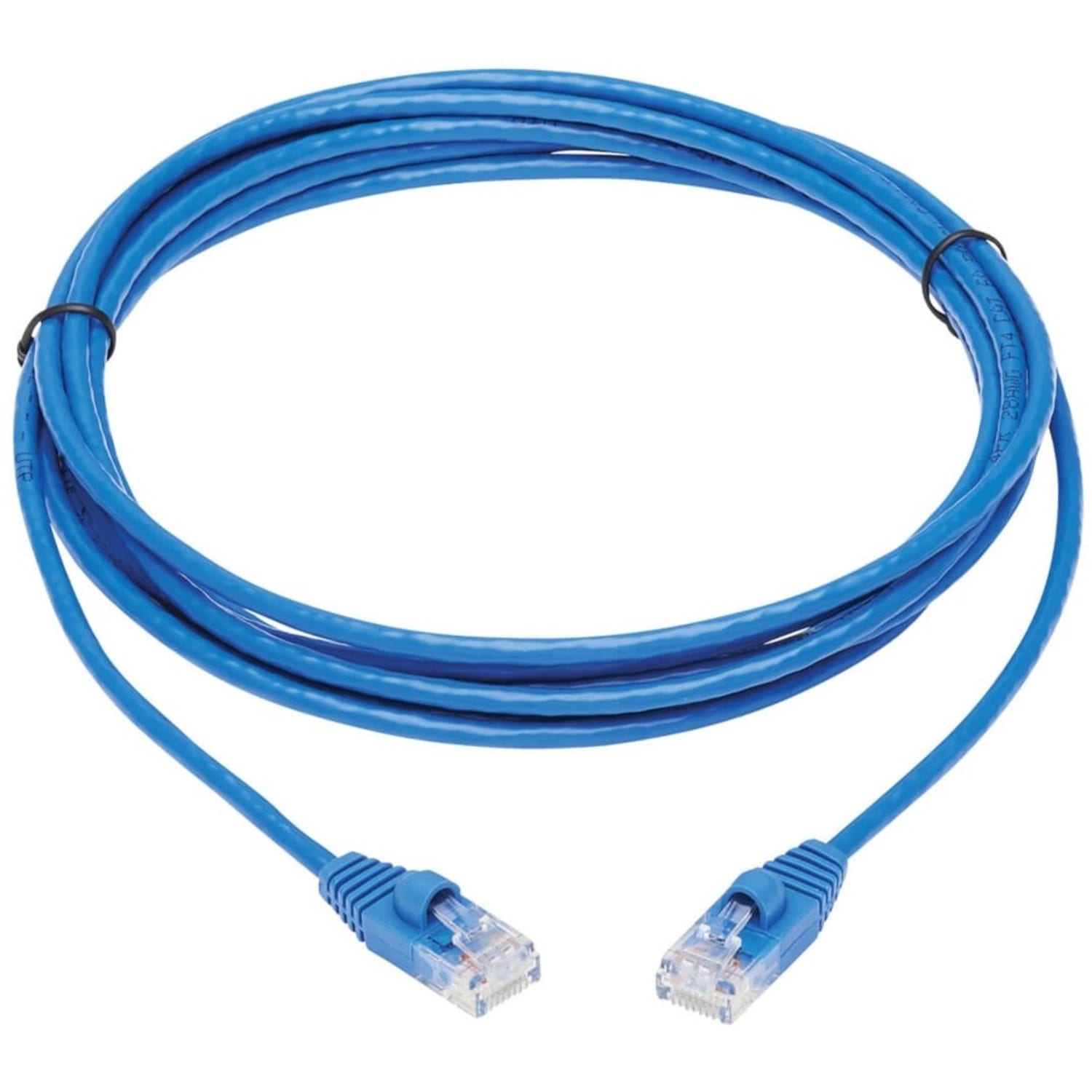 Tripp Lite Cat6a 10G Snagless Molded Slim UTP Network Patch Cable (M/M), Blue, 10 ft. - First End: 1x R - N261S10BL - Image 3