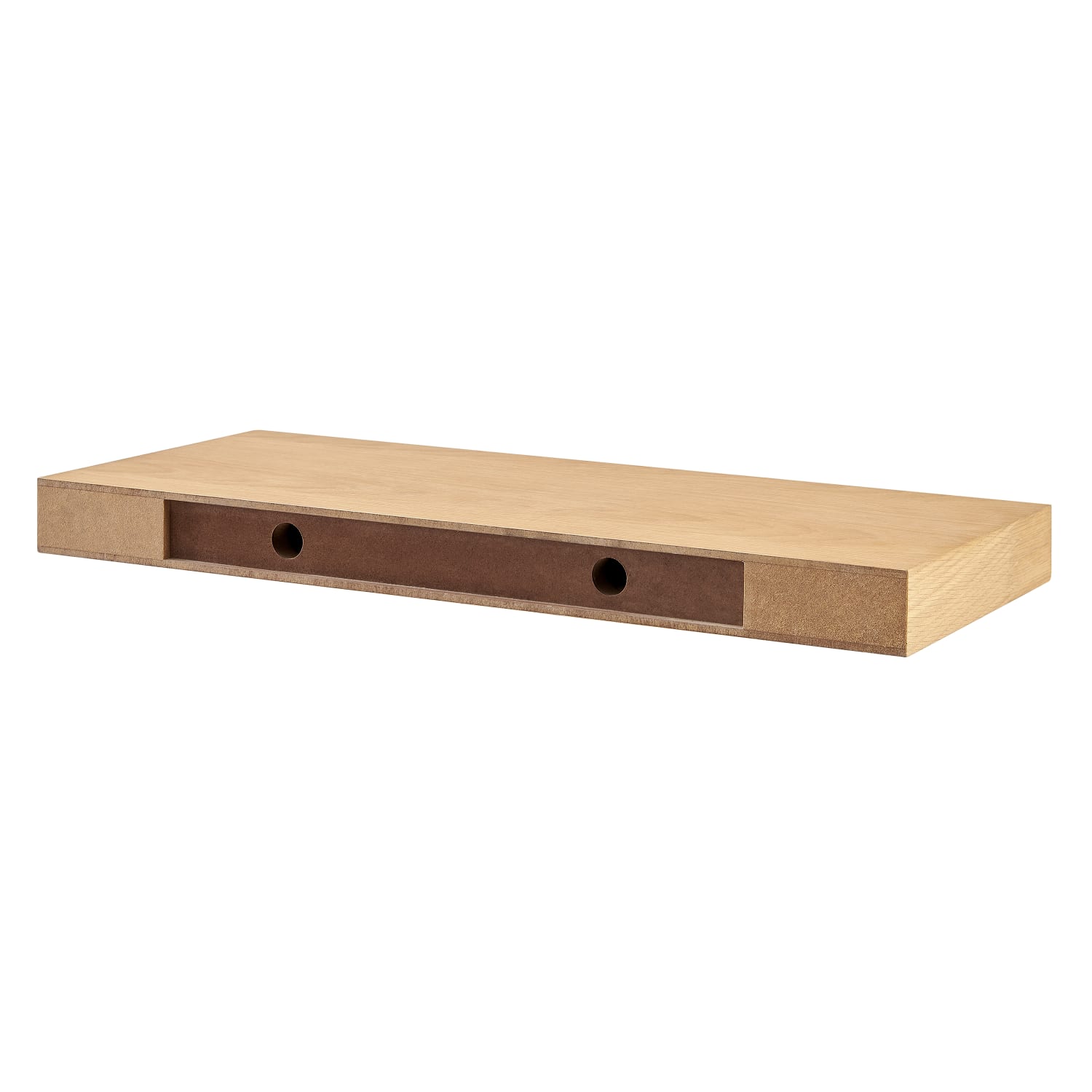Eurostyle Barney Floating Shelf, 2inH x 24inW x 10inD, Oak - Image 4