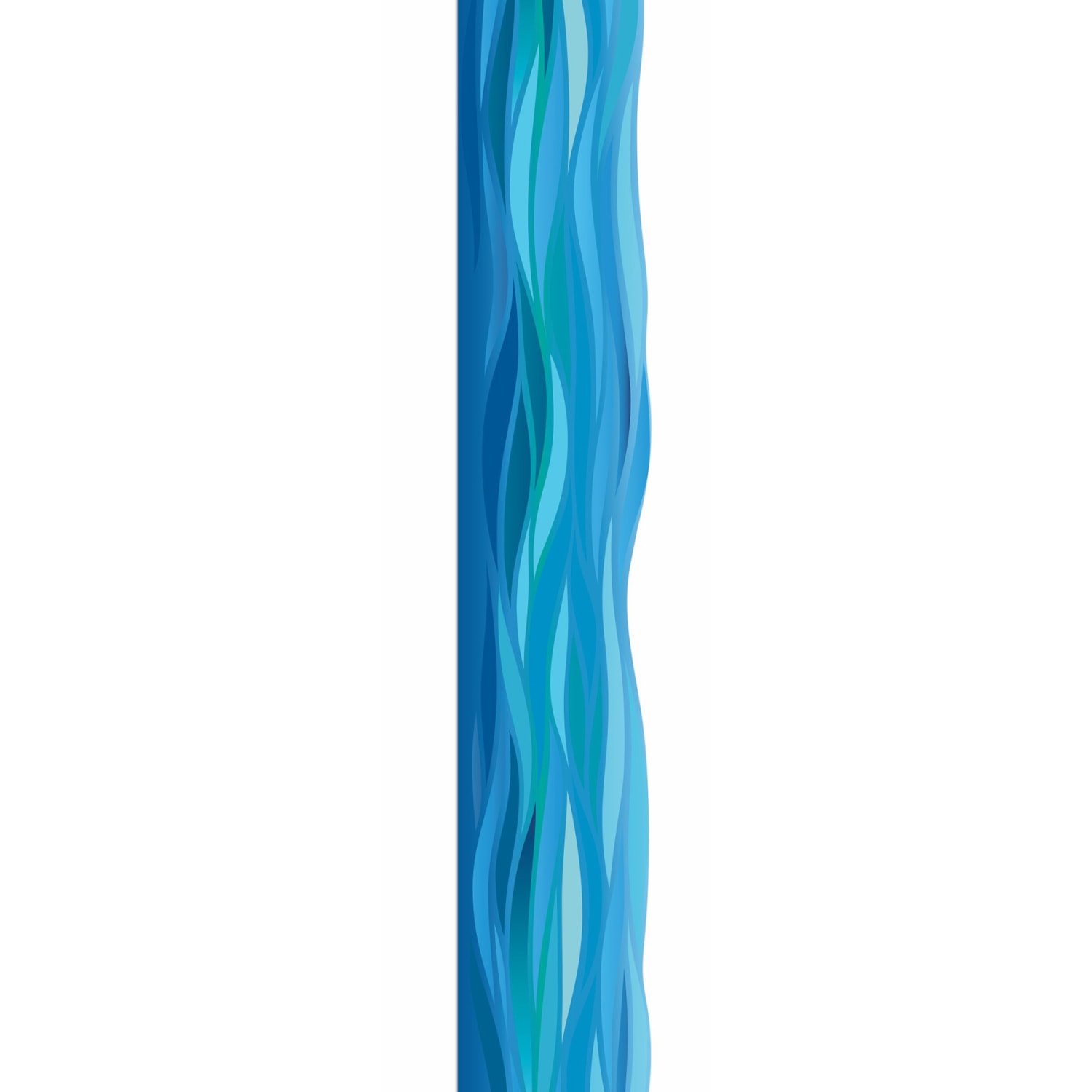 Eureka Deco Trim Packs, 37' x 2-1/4in, Seas the Day Waves, Set Of 6 Packs - Image 4