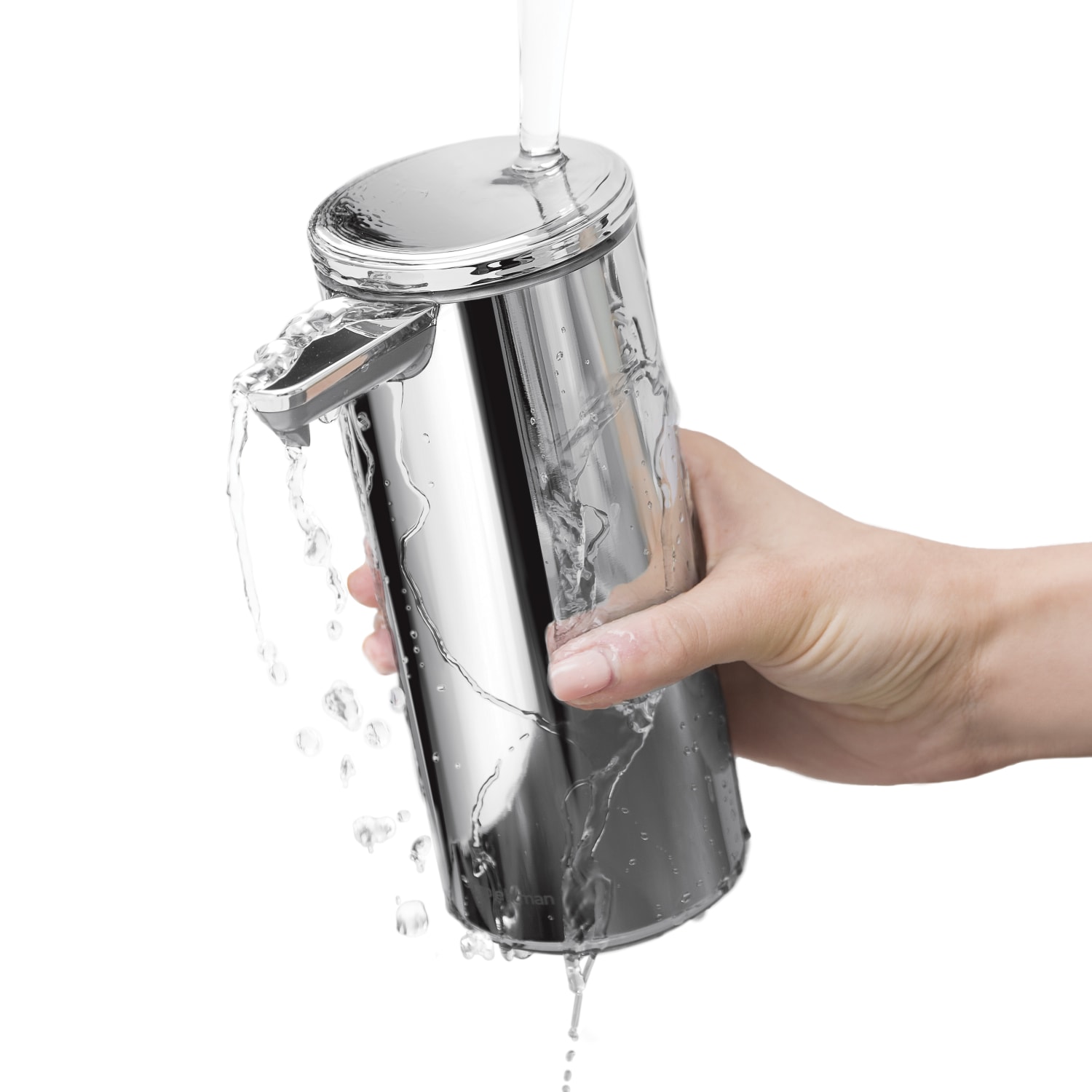 simplehuman Touch-Free Rechargeable Sensor Liquid Soap and Hand Sanitizer Dispenser, 9 Oz, Polished - Image 5