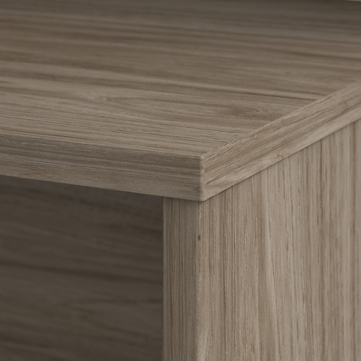 Bush Business Furniture Studio C 72inW Credenza Computer Desk, Modern Hickory, Standard Delivery - Image 6