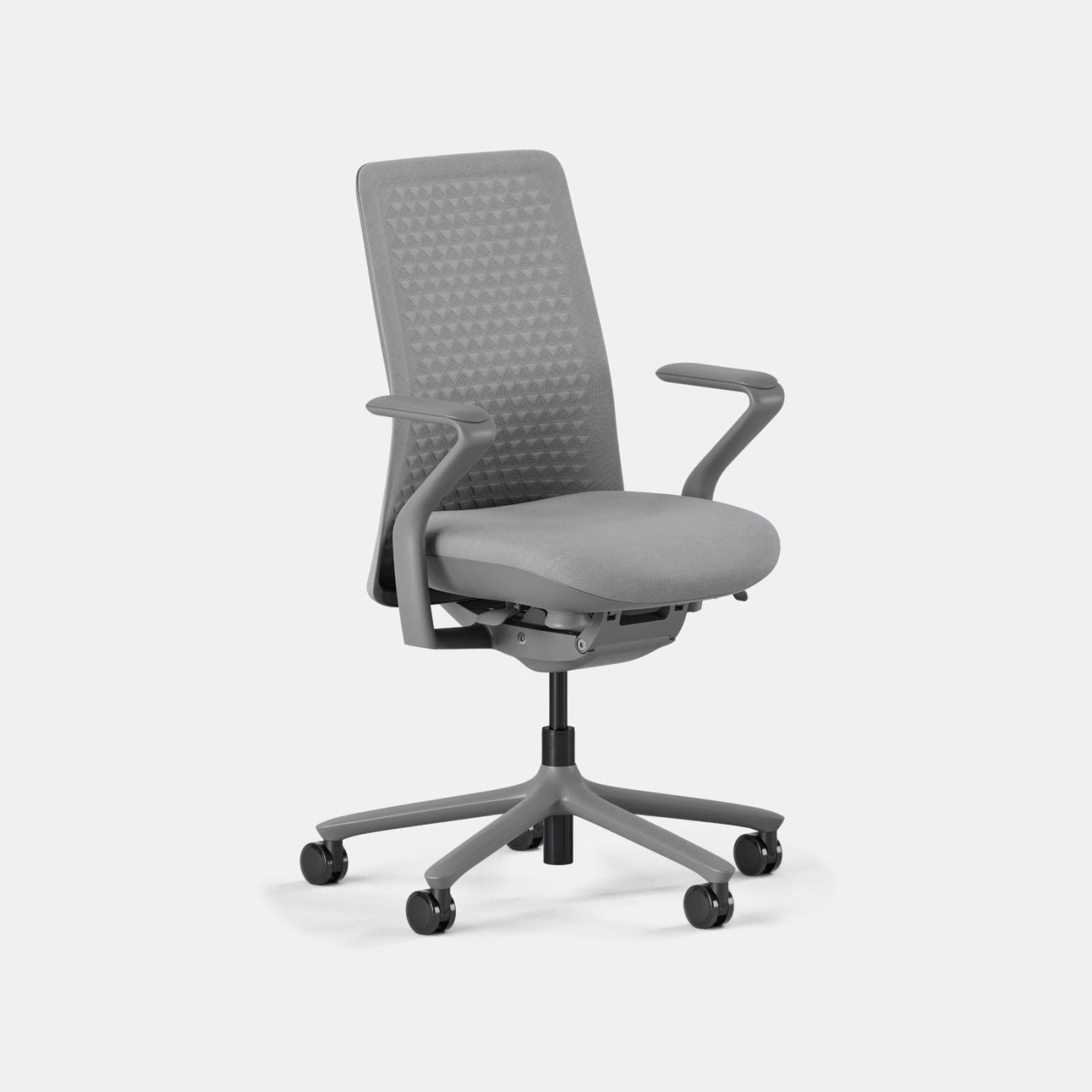 Branch Furniture Verve Seating Ergonomic Fabric Mid-Back Task Chair, Lunar - Image 3