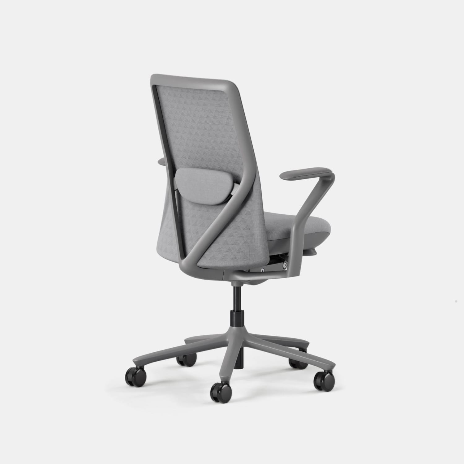 Branch Furniture Verve Seating Ergonomic Fabric Mid-Back Task Chair, Lunar - Image 4