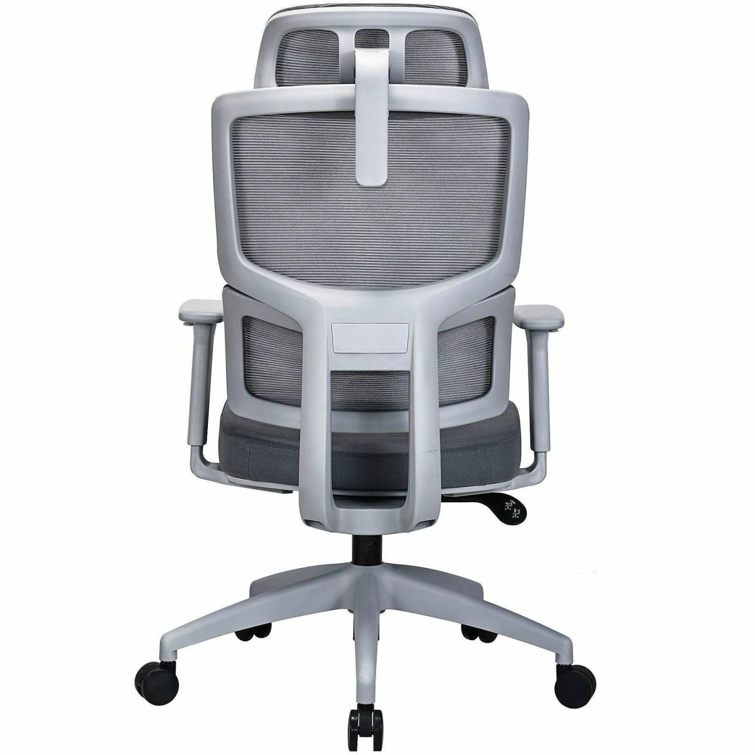 Lorell Ripley High Mesh-Back Chair with Articulating Lumbar Support - High Back - Gray - Fabric, Mesh - 1 Each - Image 8
