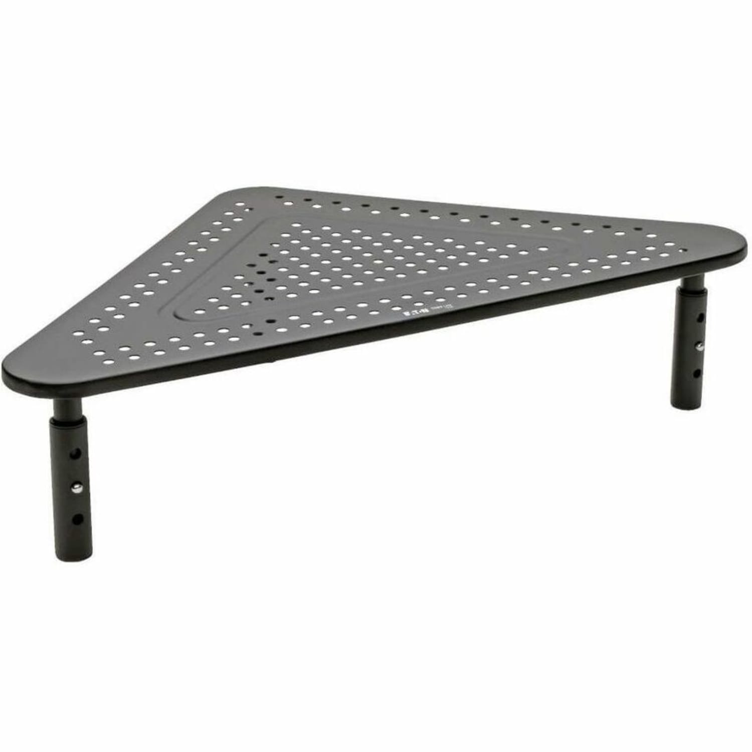 Eaton Tripp Lite Series Monitor Riser for Desk, 12 x 20 in. - Height Adjustable, Corner, Metal, Black - 44 lb Load Capacity - 11.6in Height x 11.6in Width x 19.7in Depth - Desktop, Tabletop, Countertop - Metal - Black - TAA Compliant - Image 4