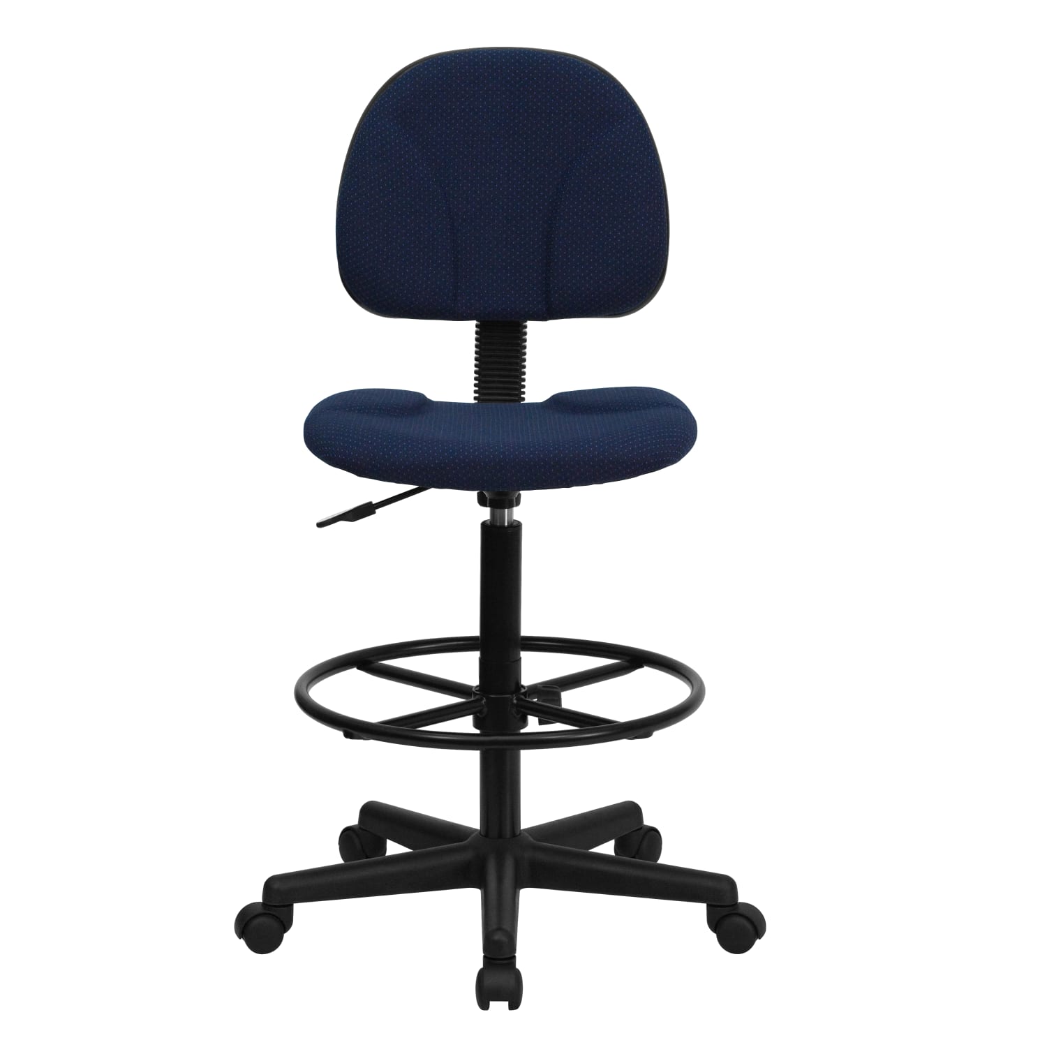 Flash Furniture Fabric Drafting Chair Cylinders 22527H or 26305H NavyBlack PopularChairscom Flash Furniture Fabric Drafting Chair Cylinders 225 27H or 26 305H NavyBlack PopularChairscom