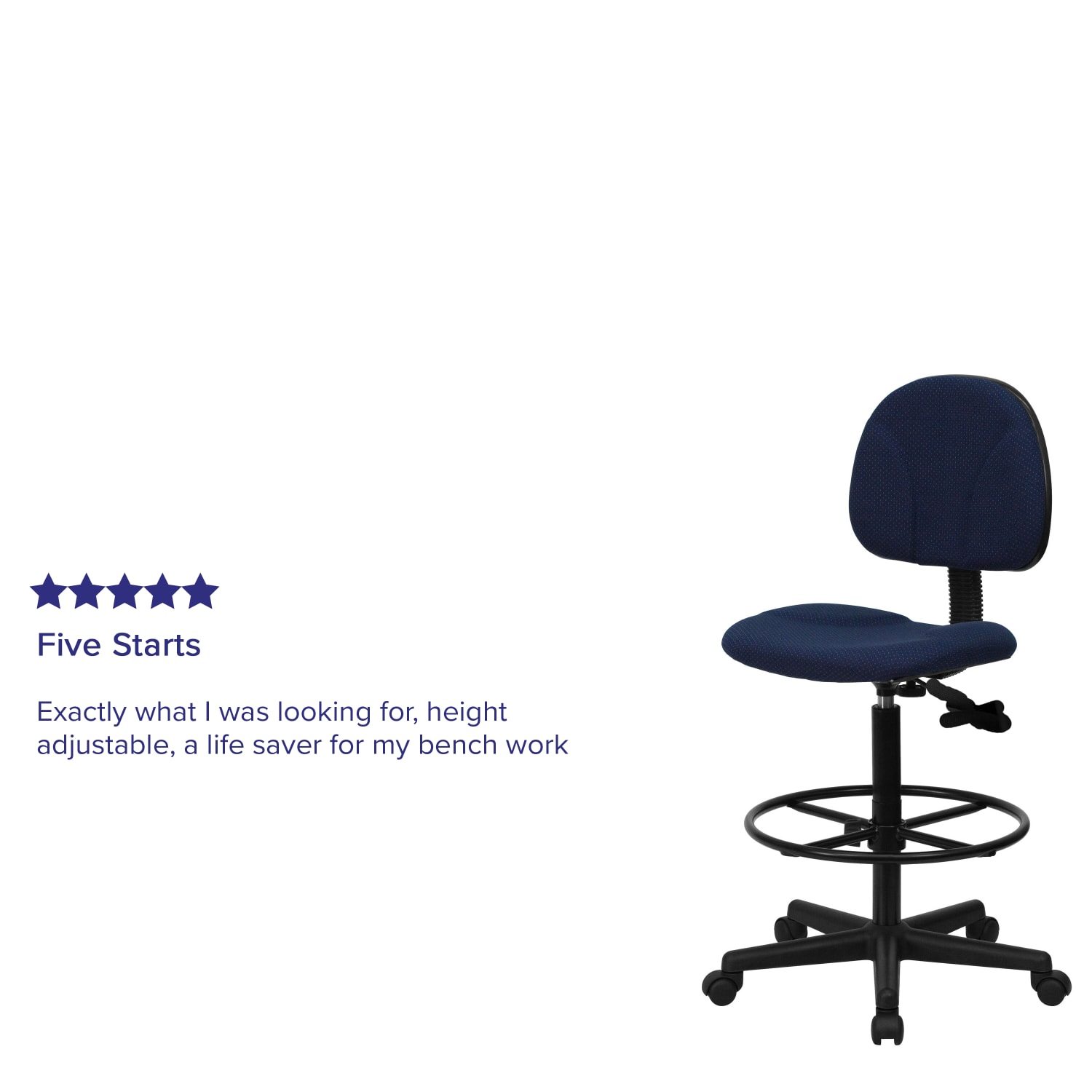 Flash Furniture Fabric Drafting Chair Cylinders 22527H or 26305H NavyBlack PopularChairscom Flash Furniture Fabric Drafting Chair Cylinders 225 27H or 26 305H NavyBlack PopularChairscom