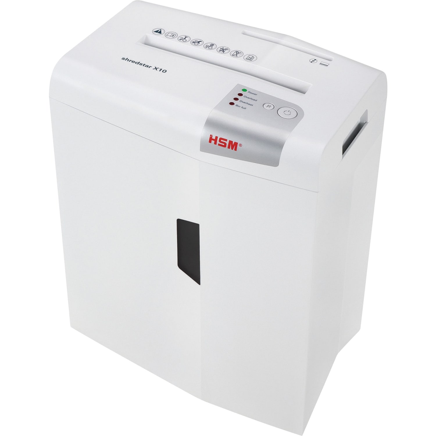 HSM Shredstar 10 Sheet Cross-Cut Shredder, X10 - Image 3