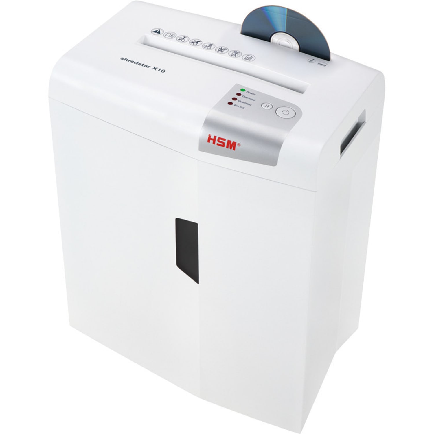 HSM Shredstar 10 Sheet Cross-Cut Shredder, X10 - Image 6