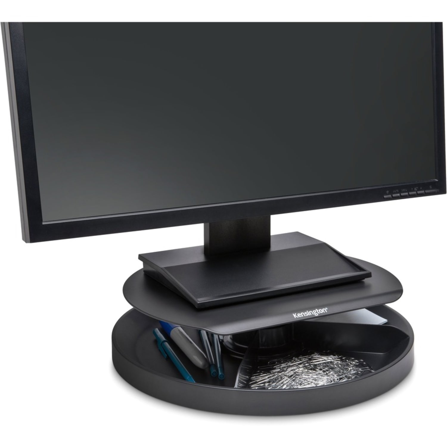 Kensington SmartFit Spin2 Monitor Stand - 40 lb Load Capacity - Desktop - Black - TAA Compliant - Image 5