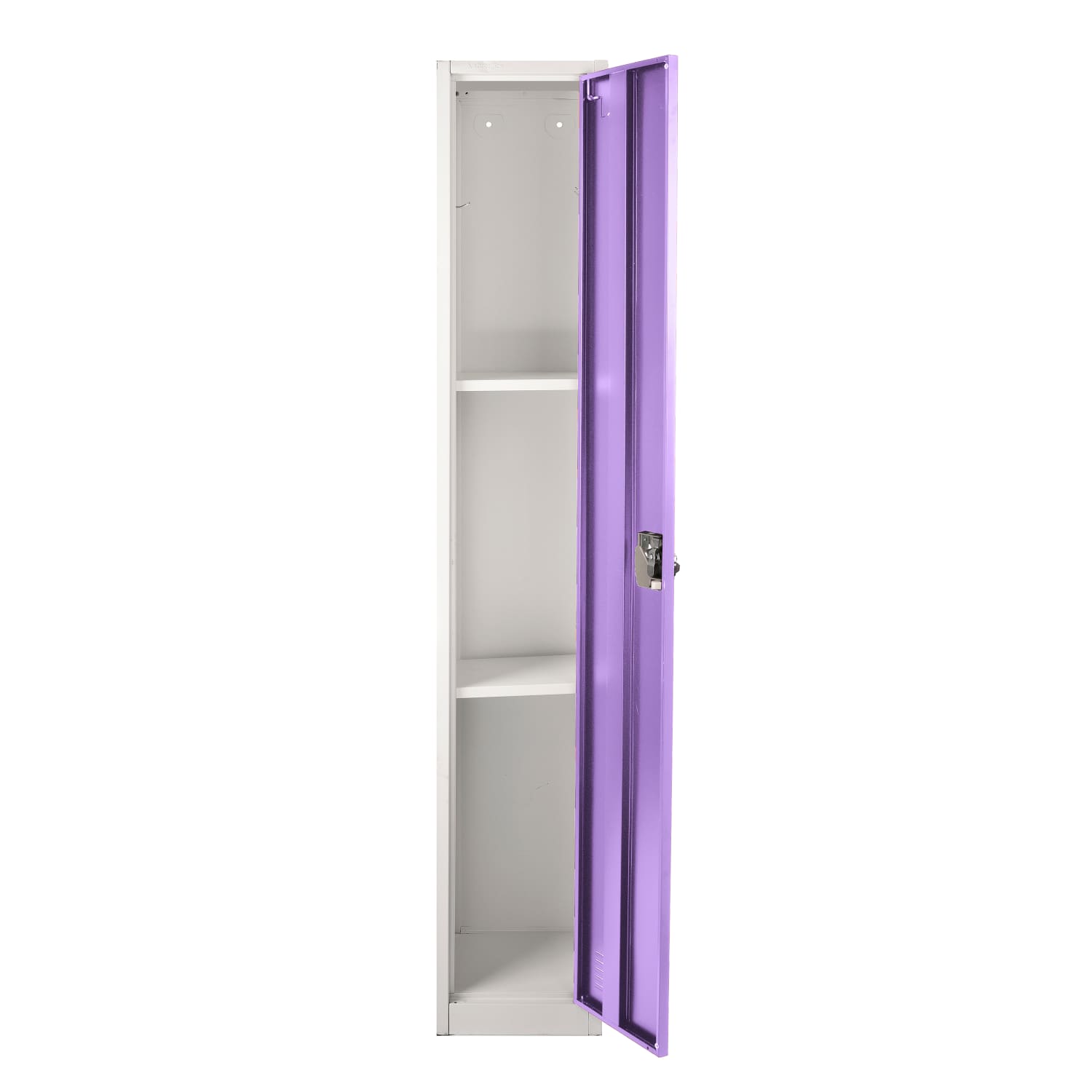 Alpine AdirOffice 1-Tier Steel Locker, 72inH x 12inW x 12inD, Purple - Image 3