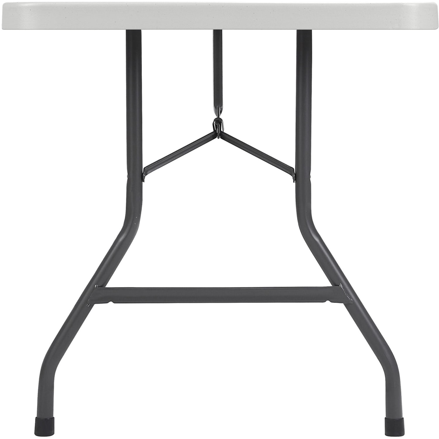 Lorell Ultra-Lite Economy Folding Table, 29-3/10inH x 72inW x 30inD, Gray - Image 5