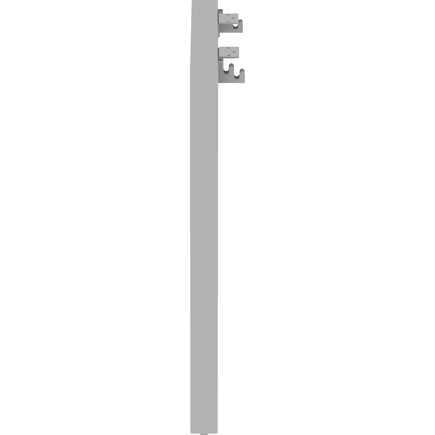 Lorell Relevance Series Desk Leg Frame, Silver, 23.3in Desk Height - Image 4