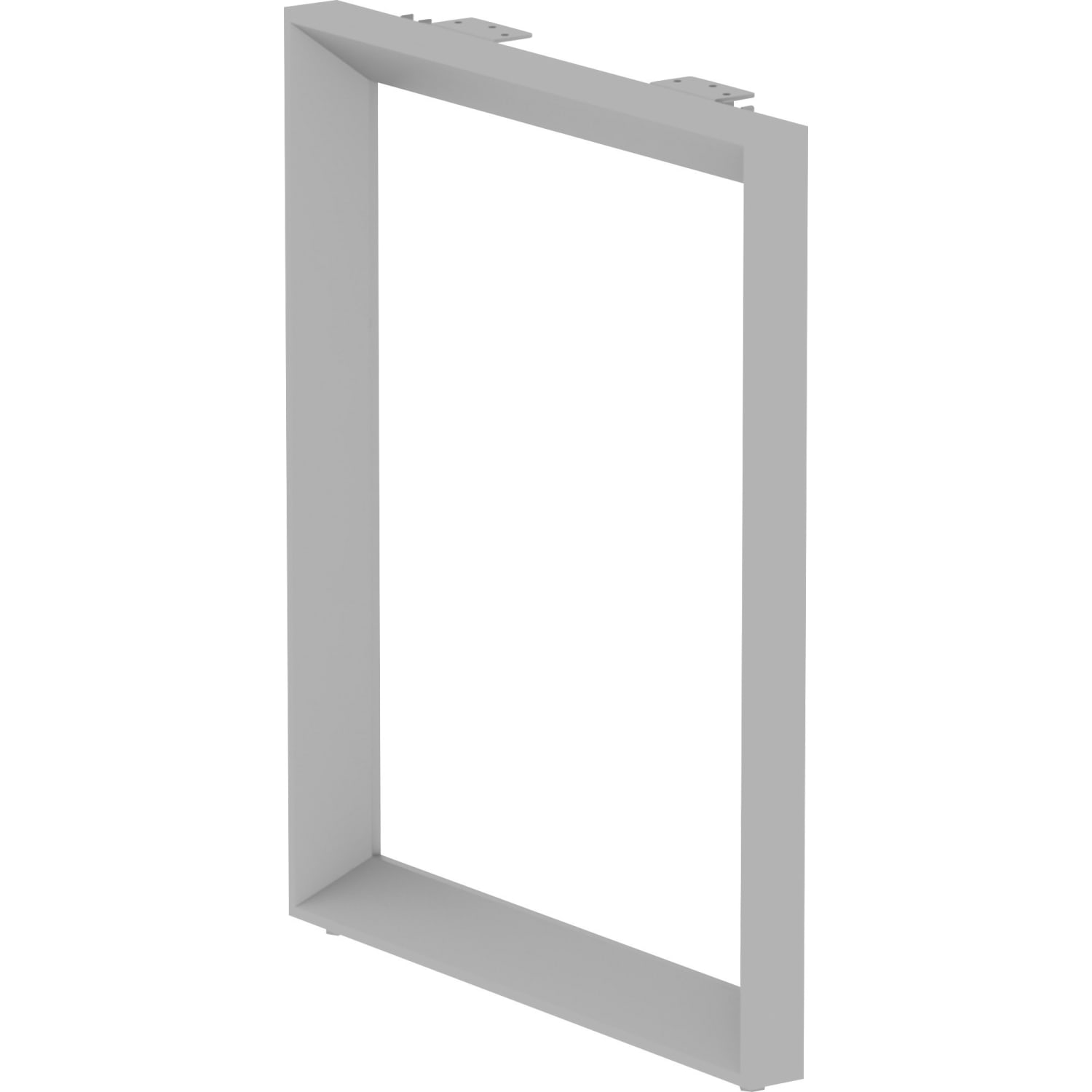 Lorell Relevance Series Desk Leg Frame, Silver, 23.3in Desk Height - Image 5