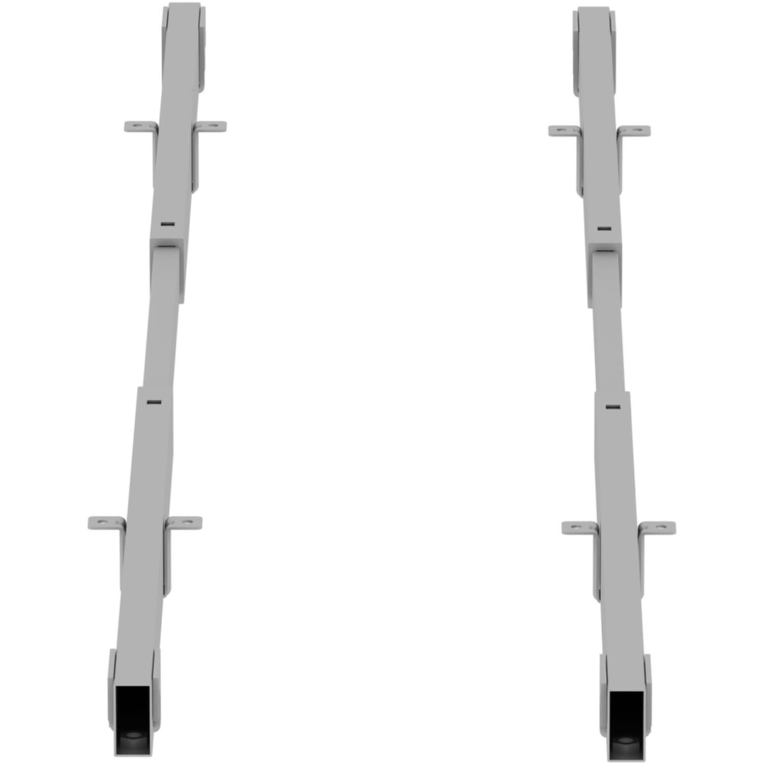 Lorell Relevance Series Adjustable Crossbar Set, Silver - Image 5