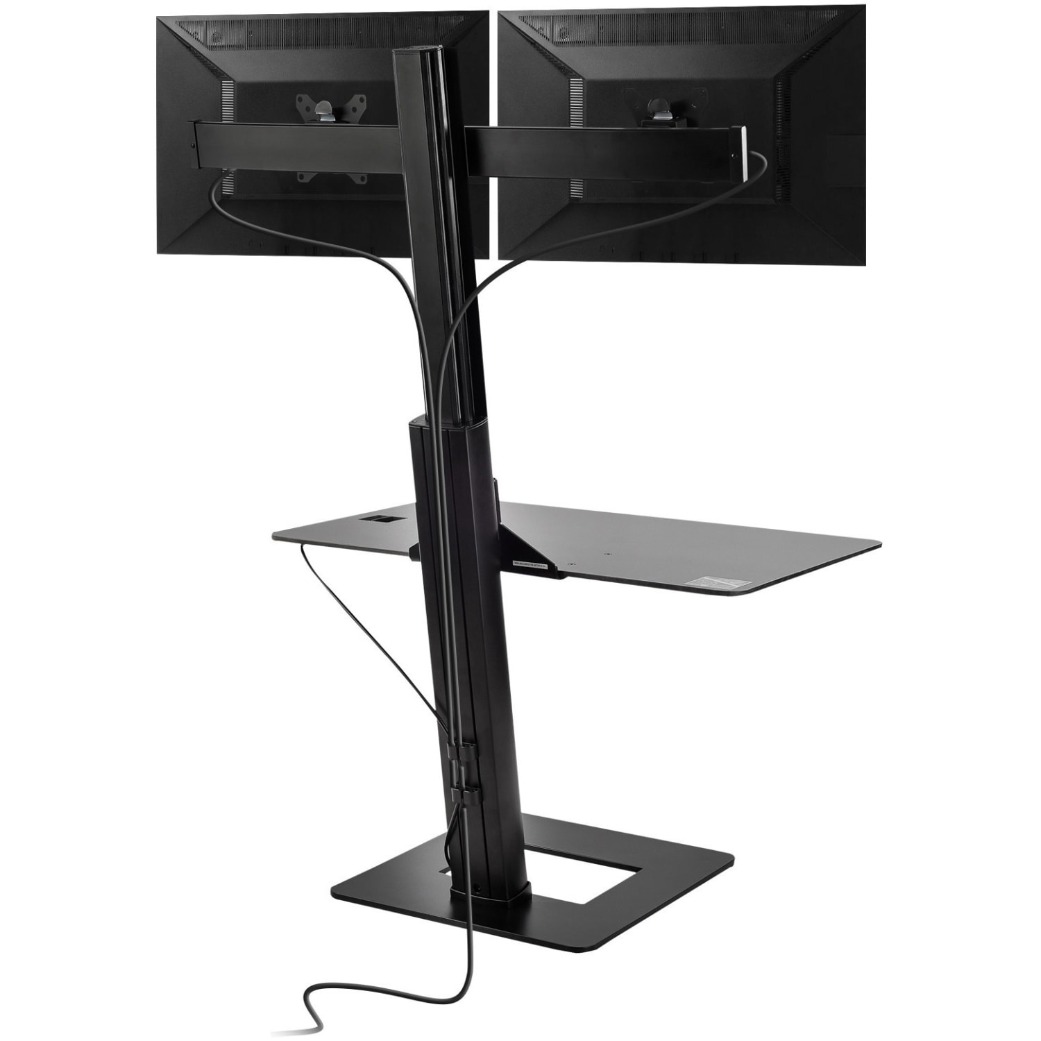 SIIG Dual Display Adjustable Computer Keyboard Stand, CEMT2H12S1 - Image 4