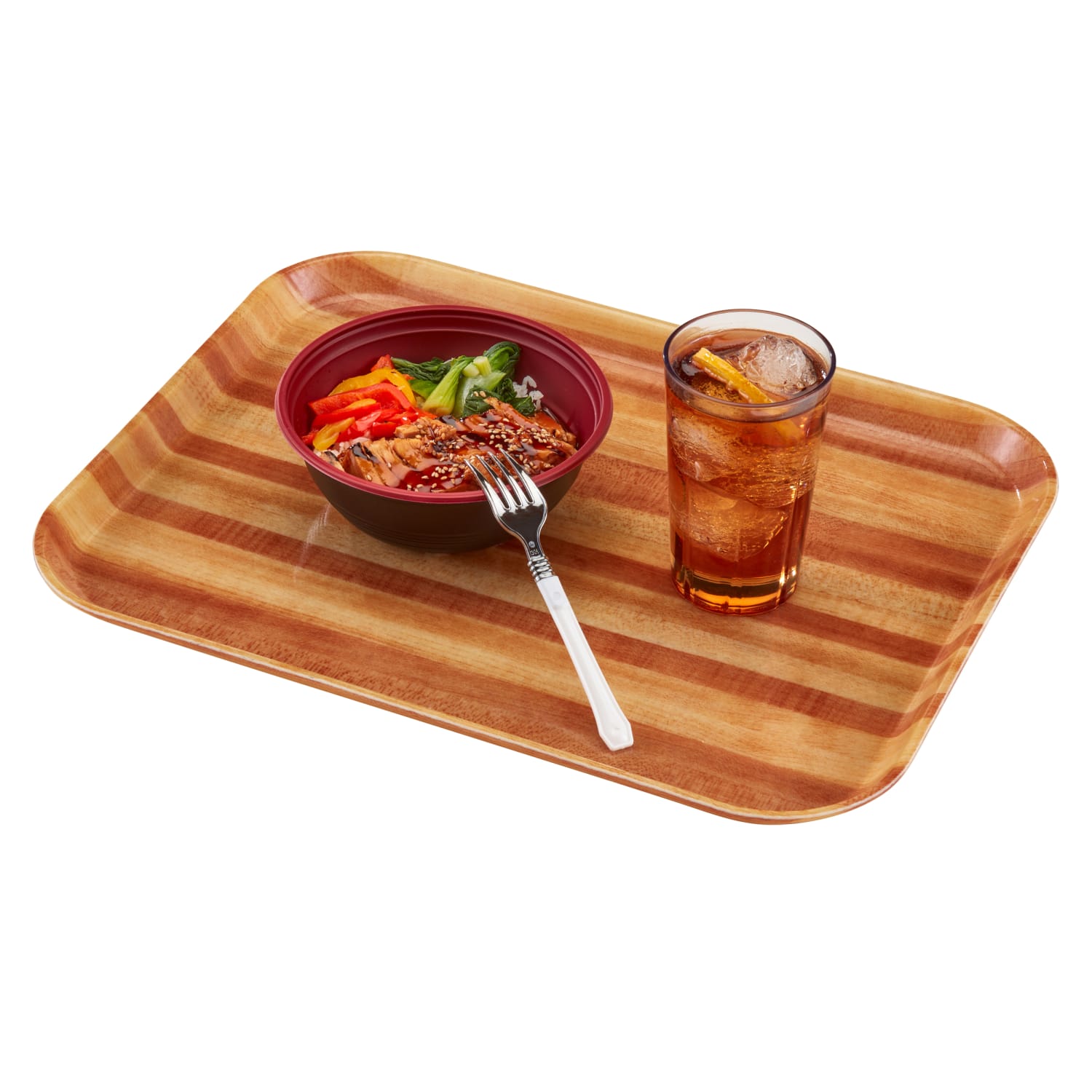 Cambro Camtray Rectangular Serving Trays, 15in x 20-1/4in, Light Butcher Block, Pack Of 12 Trays - Image 6