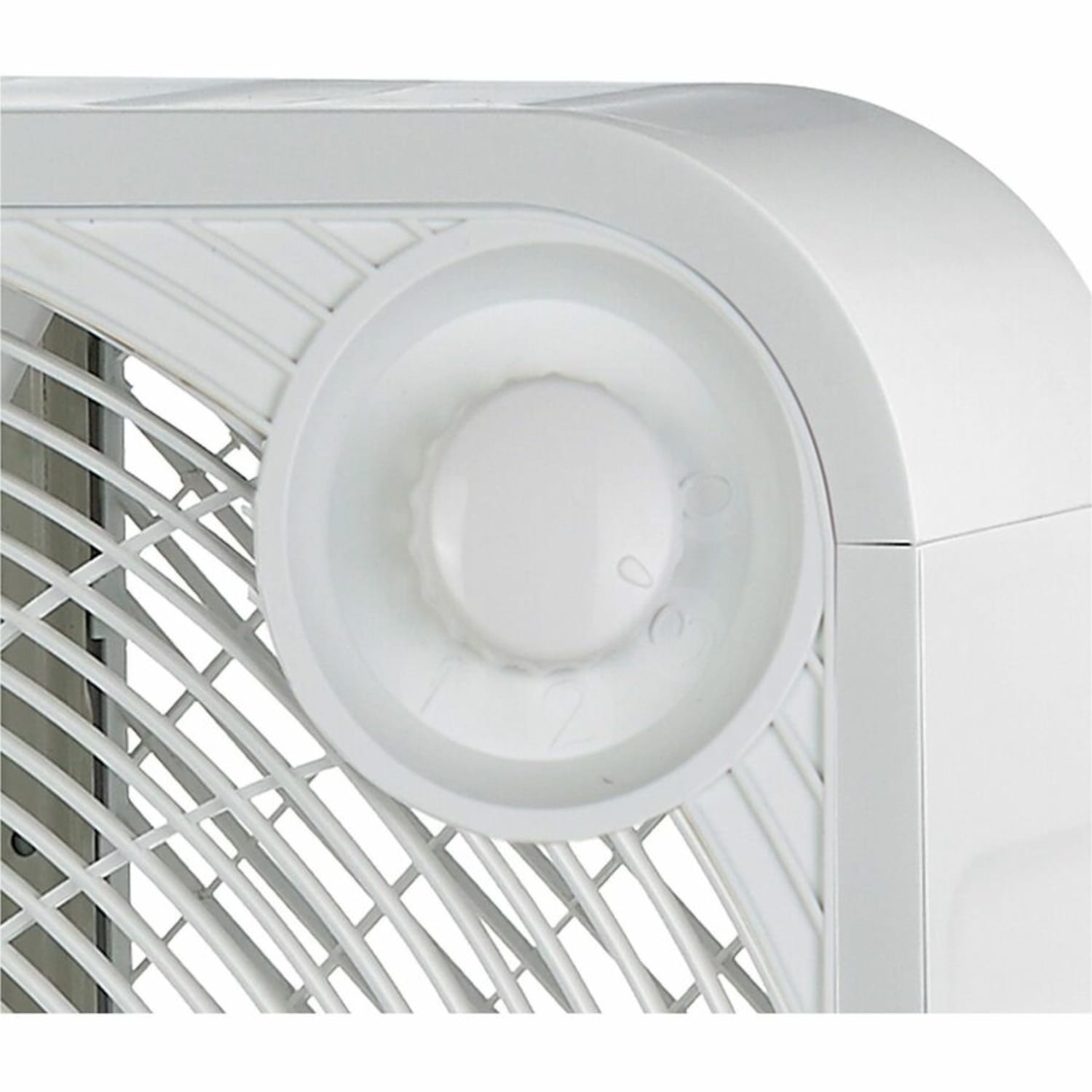 Lorell 3-Speed Box Fan, White - Image 4
