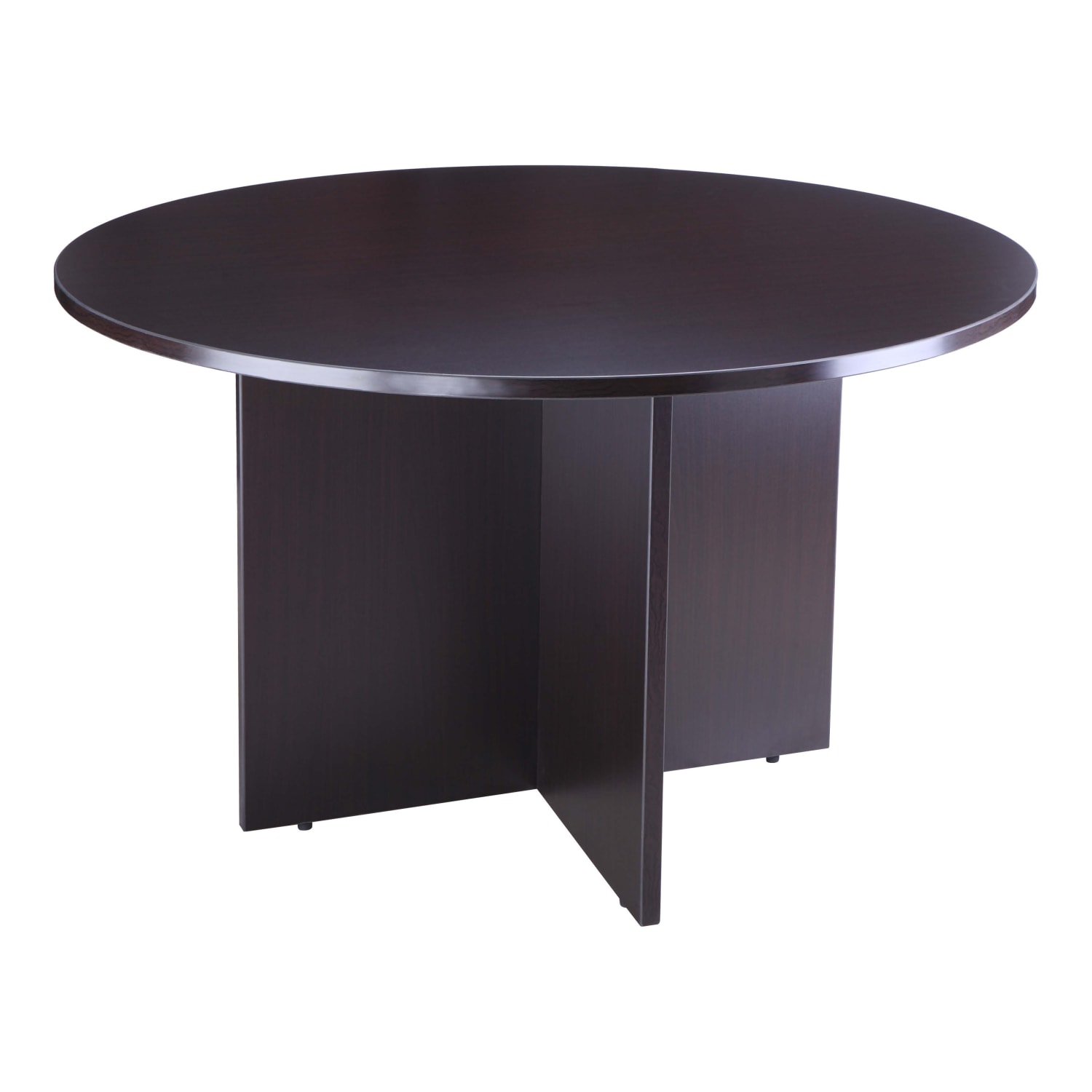 Boss 5-Piece Conference Table And Chair Set, Mocha/Black - Image 3
