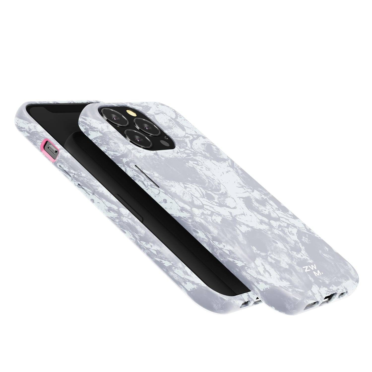 Zero Waste Movement iPhone 13 Pro Max Case, Blue/Gray - Image 3