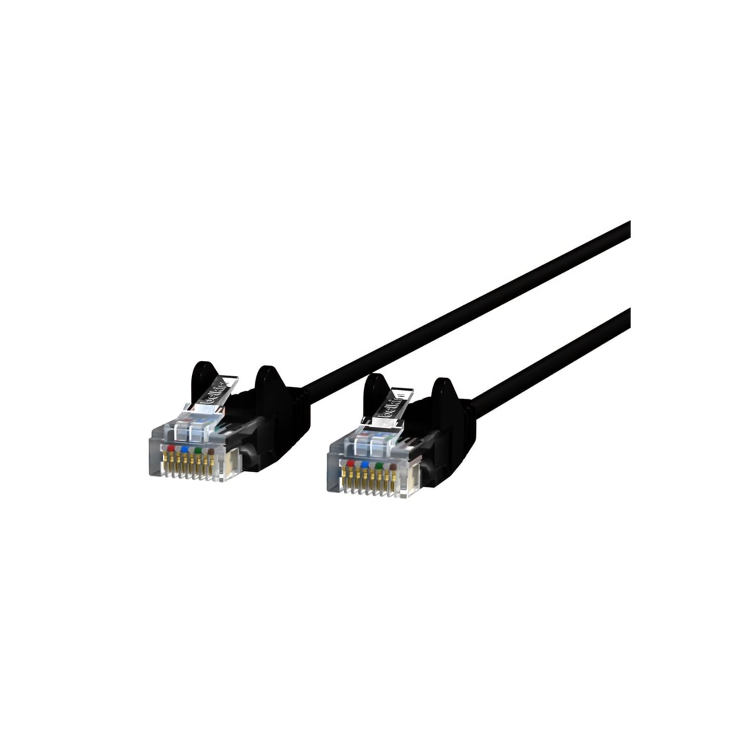 Belkin CAT6 Slim Gigabit Snagless UTP Ethernet Cable - 12 ft Category 6 Network Cable  - CE001B12BLKS
