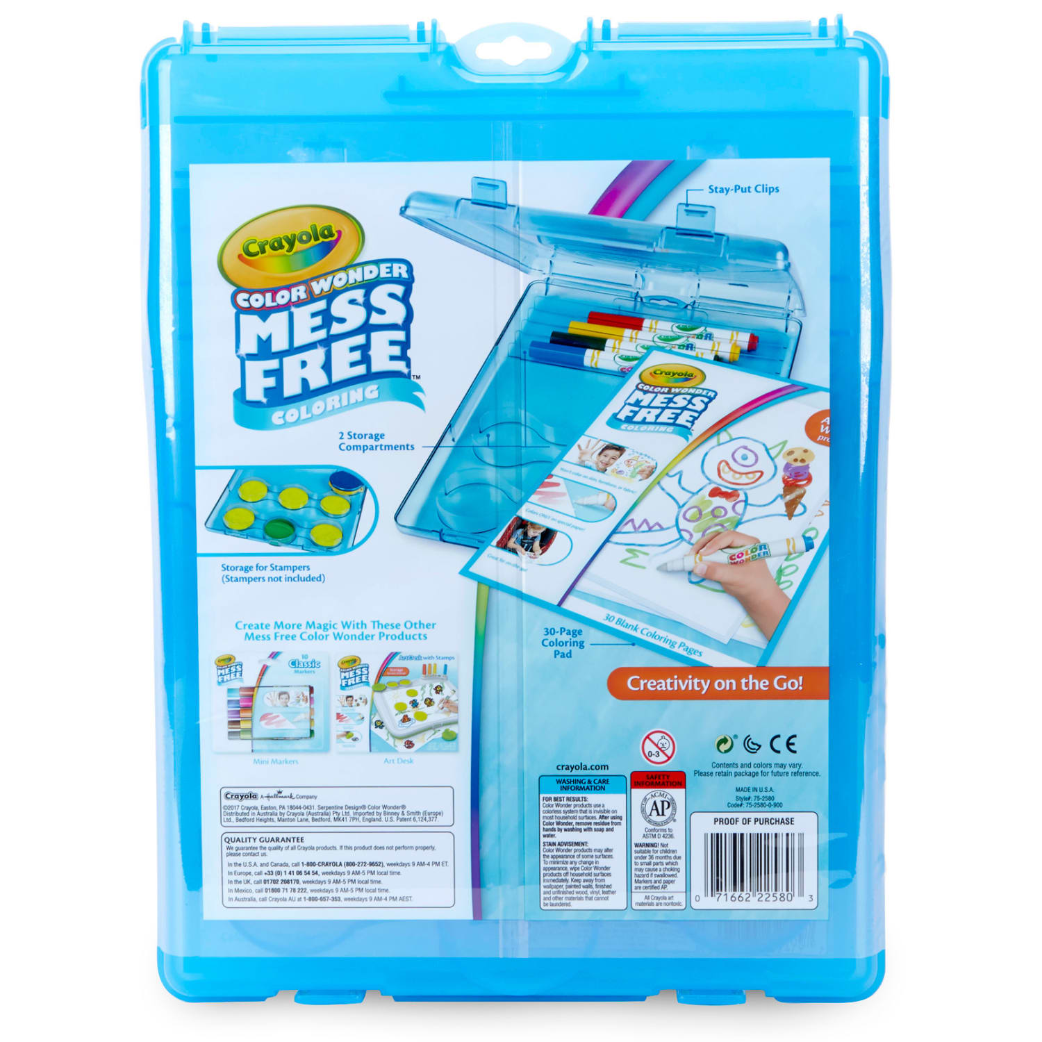 Crayola Color Wonder Mess-Free Stow & Go Studio Travel Kits, Set Of 2 Kits - Image 3