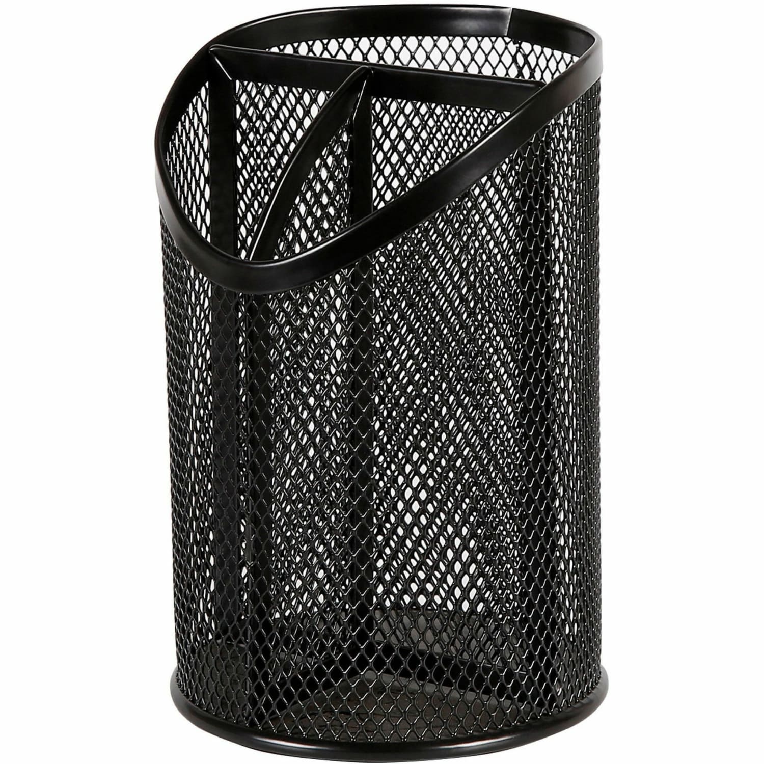 Lorell Mesh Pencil Cup, 6inH, Black - Image 5