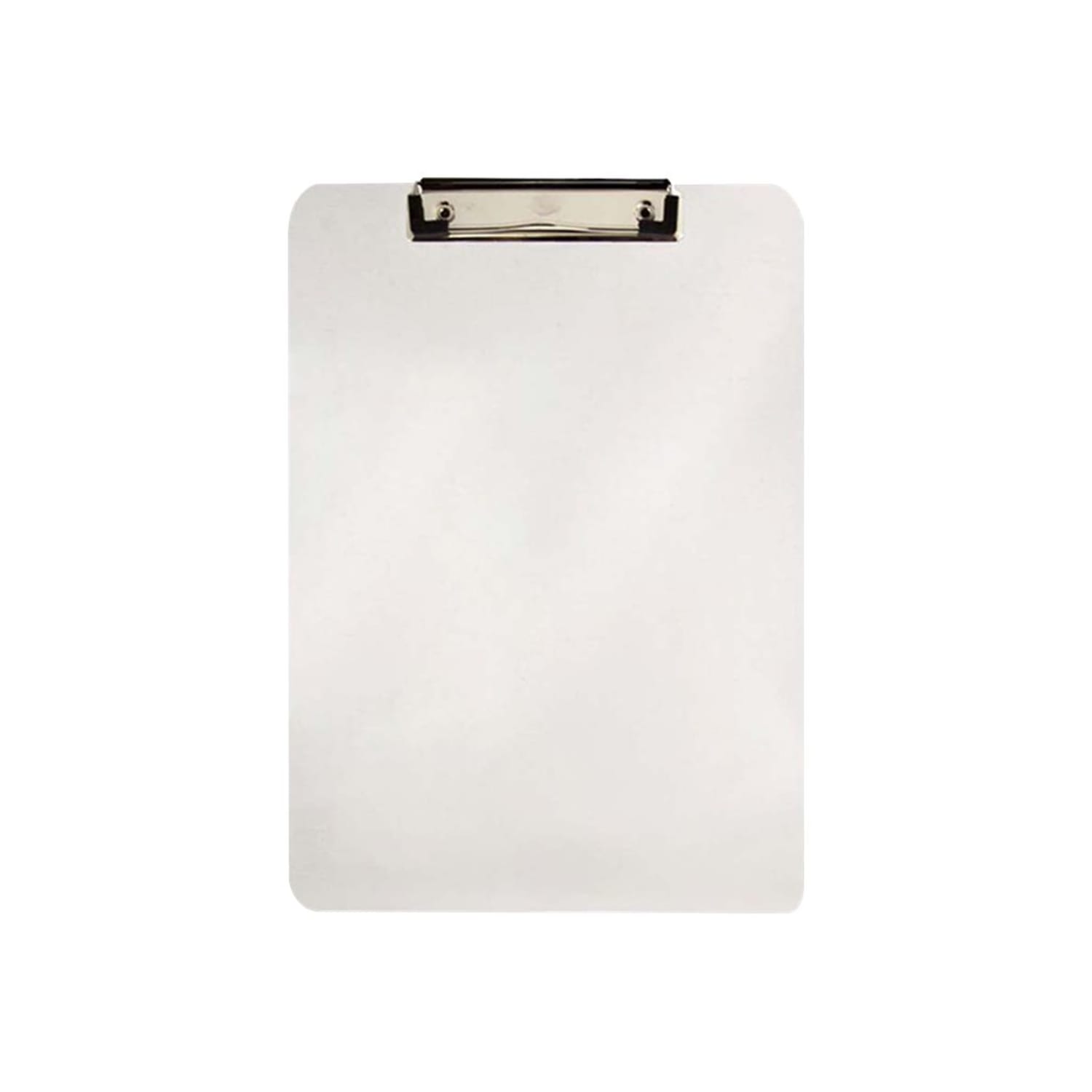 JAM Paper Plastic Clipboards with Metal Clip, 9in x 13in, Clear, Pack Of 12 - Image 6