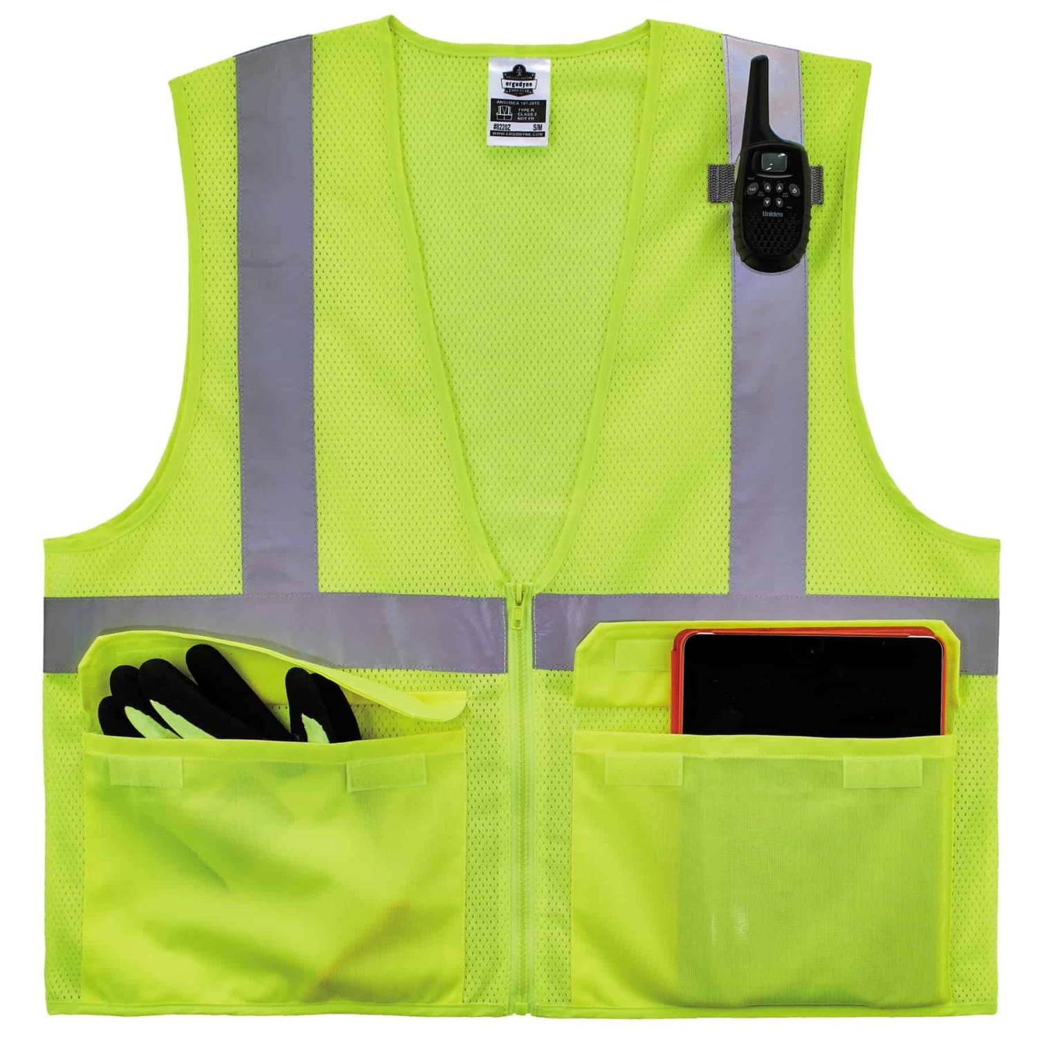 Ergodyne GloWear Safety Vest, Standard, Type-R Class 2, Small/Medium, Lime, 8220Z - Image 5