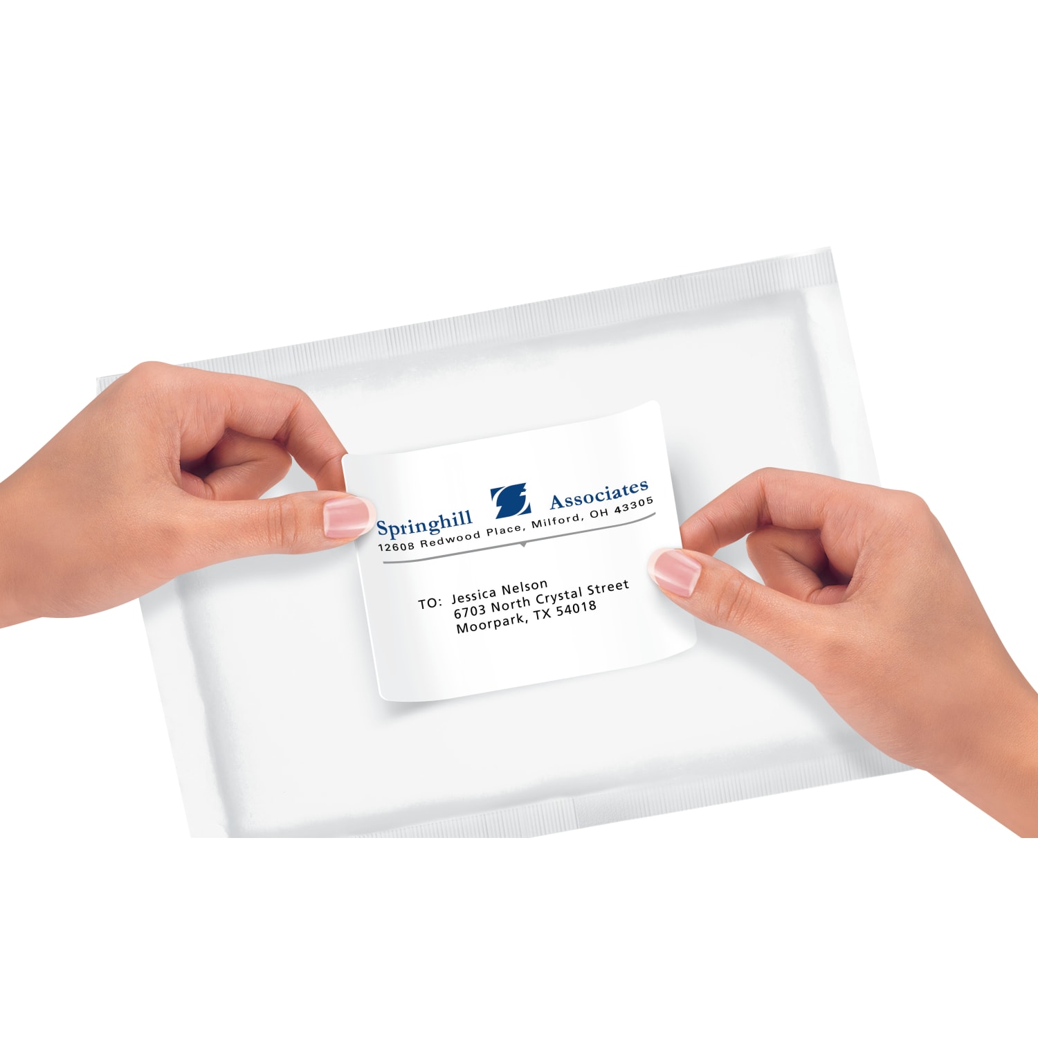 Avery Repositionable Permanent Shipping Labels, 55164, 3 1/3in x 4in, White, Box Of 600 - Image 6
