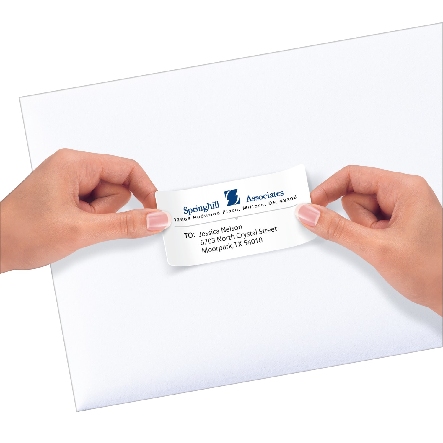 Avery Repositionable Shipping Labels With Sure Feed Technology, 58163, Rectangle, 2in x 4in, White, Pack Of 250 - Image 6