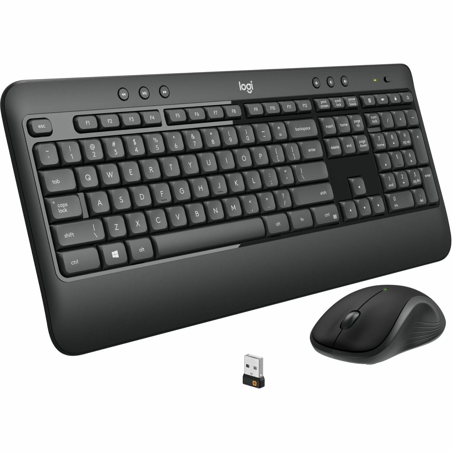 Logitech MK540 Advanced Wireless Keyboard and Mouse Combo, Black