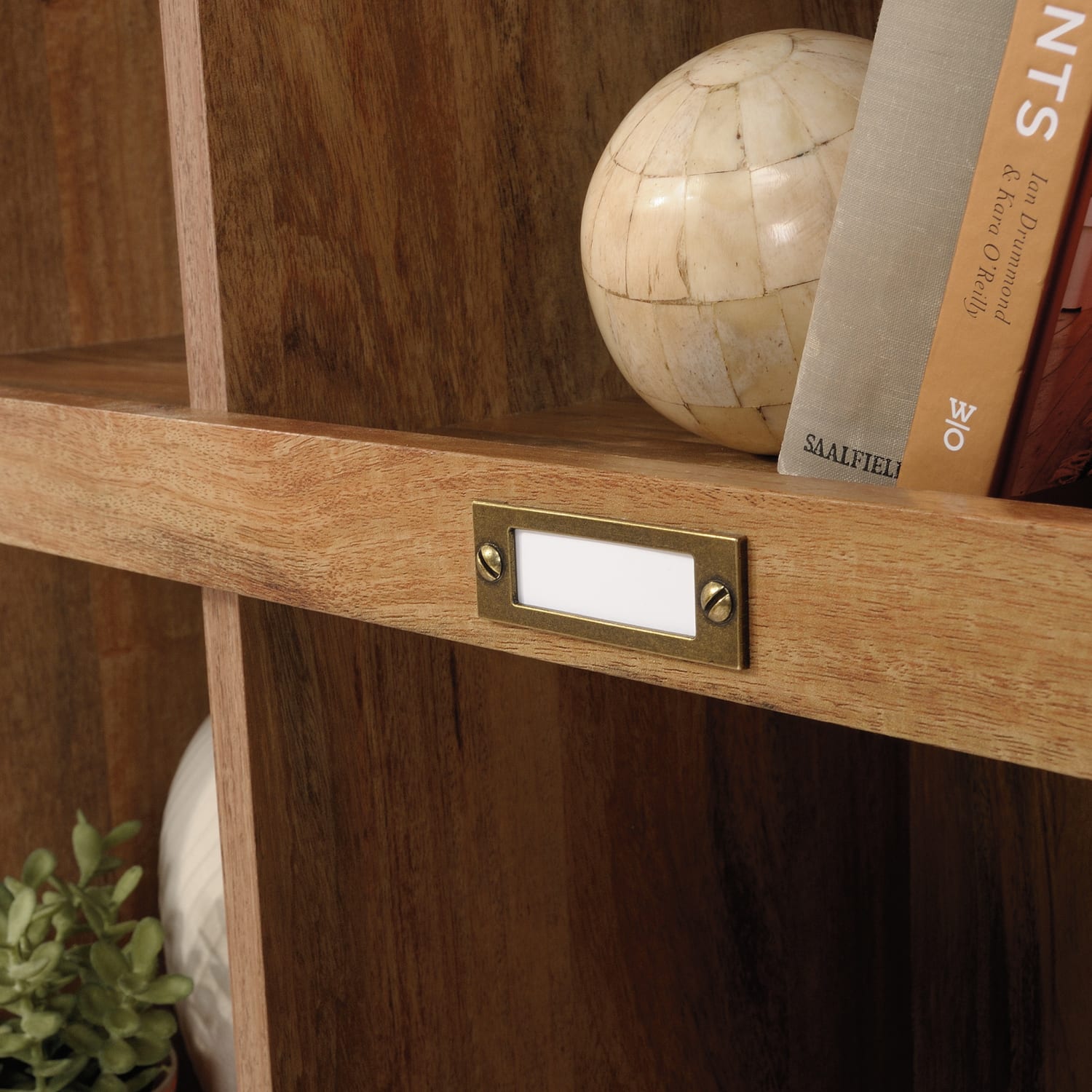 Sauder Barrister Lane 48inH Cubby Bookcase, Sindoori Mango - Image 6